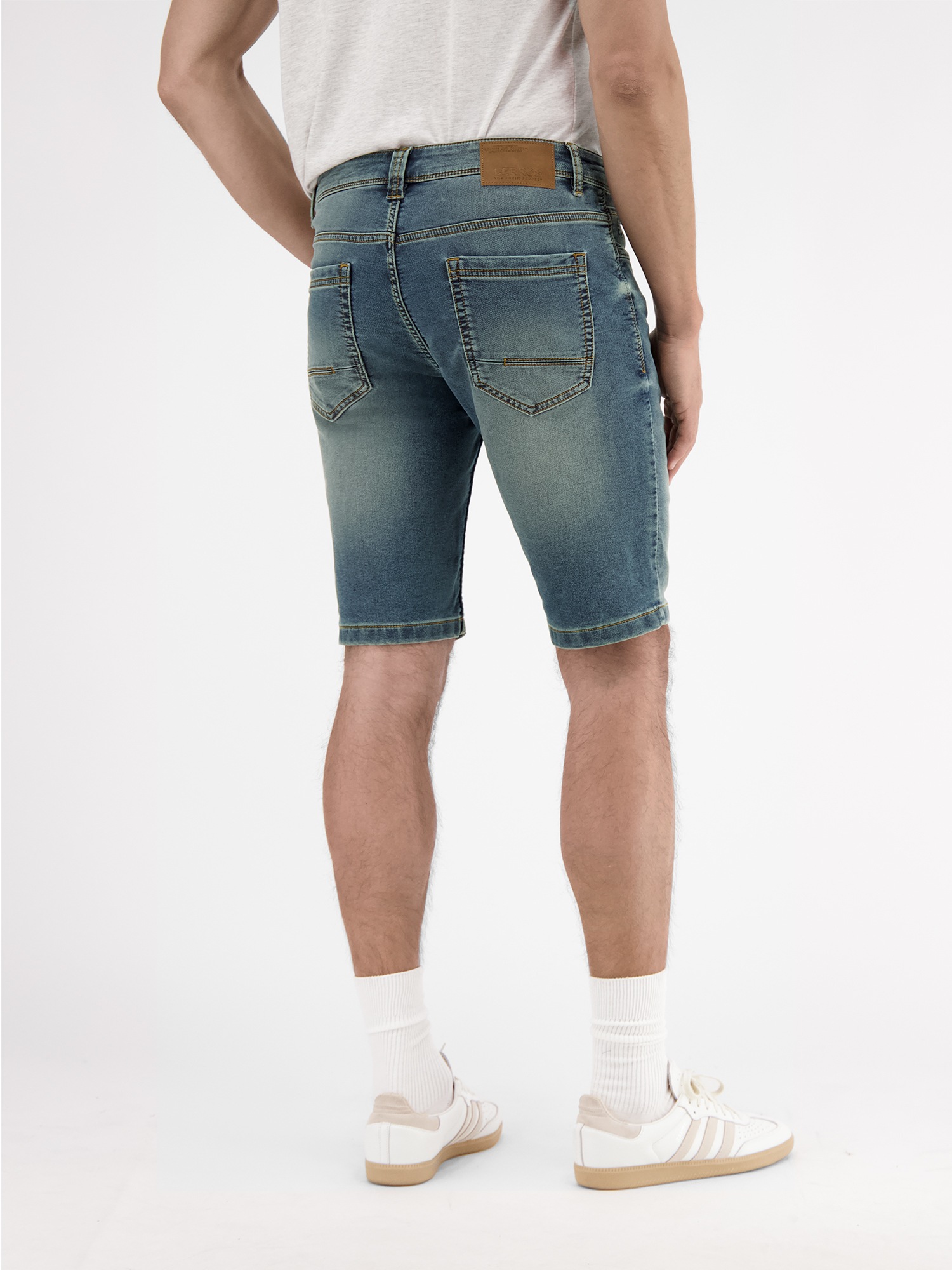 LERROS Jogg-Bermudas »LERROS Bequeme Jogg-Denim Bermuda«