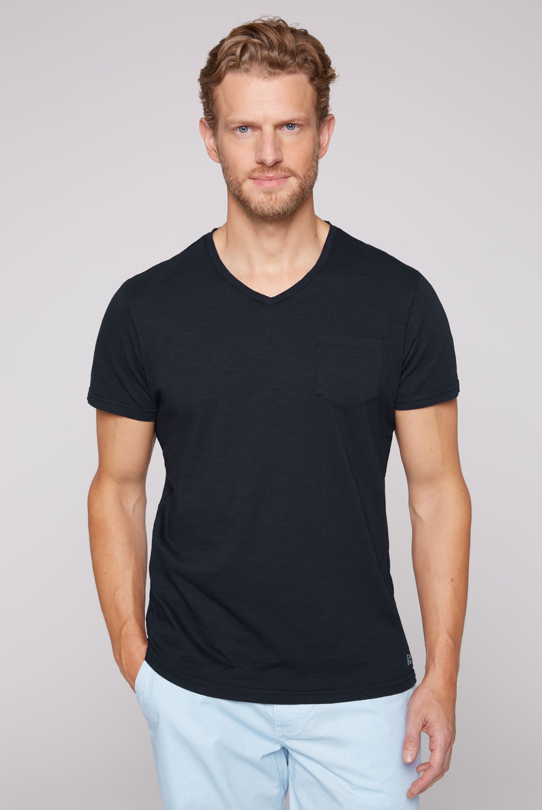 CAMP DAVID V-Shirt, aus Baumwolle