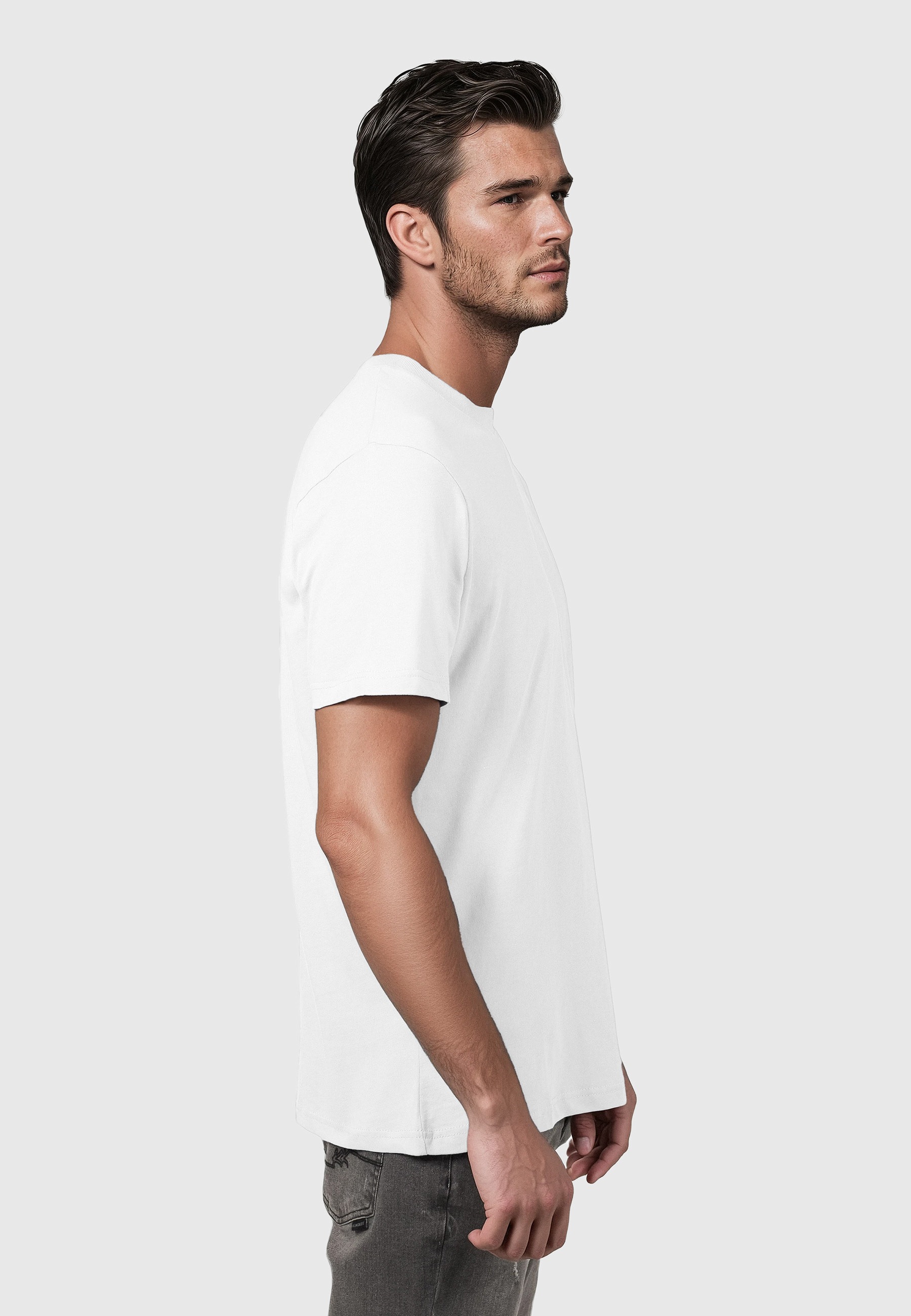Kleinigkeit T-Shirt »Kleinigkeit Bois Straightcut Shirt Moin Taube« 1