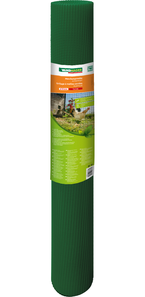 Voliere WINDHAGER, B:300cm H:100cm, grün, Polypropylen, Tierkäfige, "für ein kleines Gehege für Kleintiere, Maschengewebe", Outdoor,