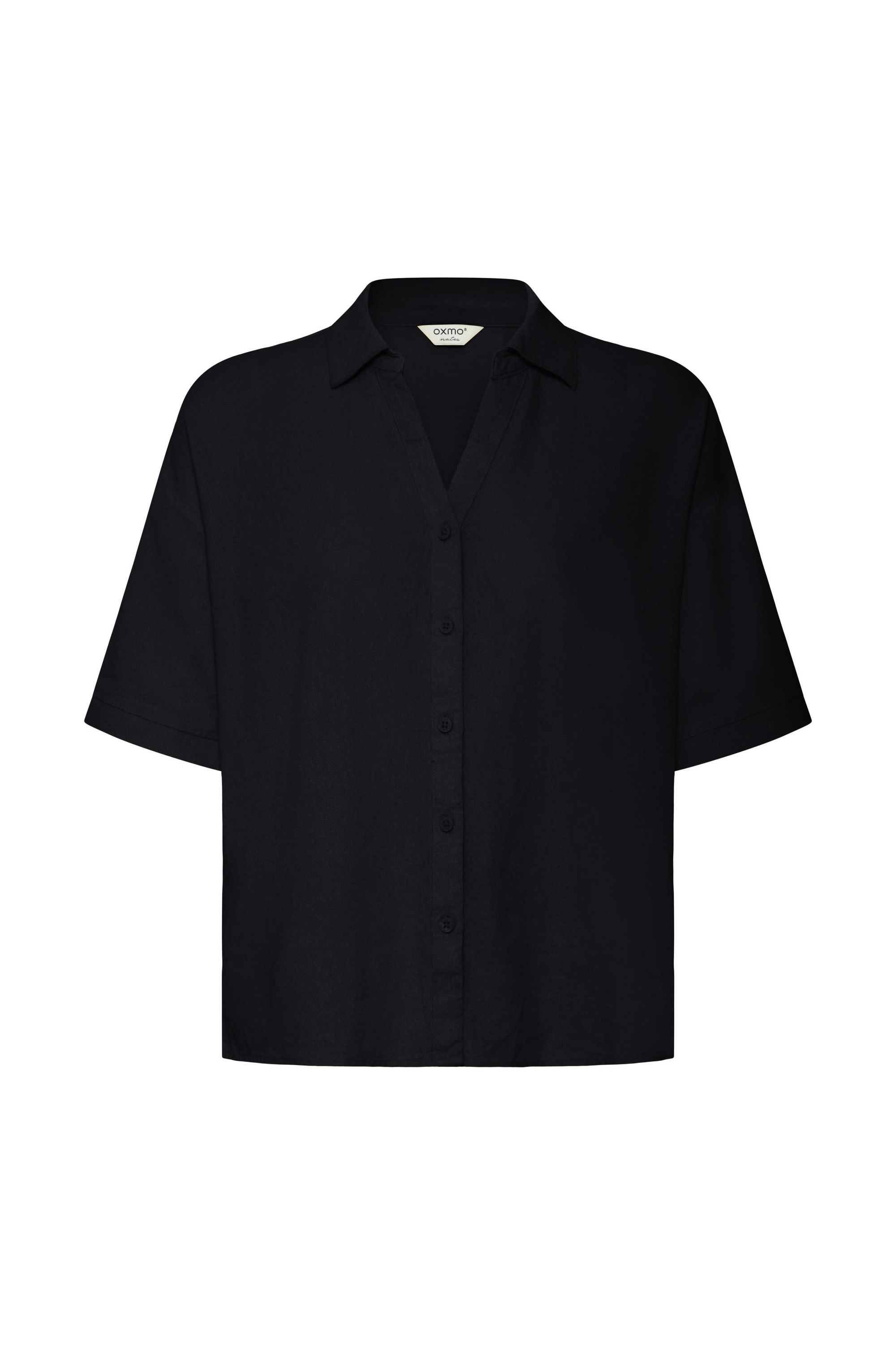 OXMO Hemdbluse "Hemdbluse OXNInna Linen Mix"