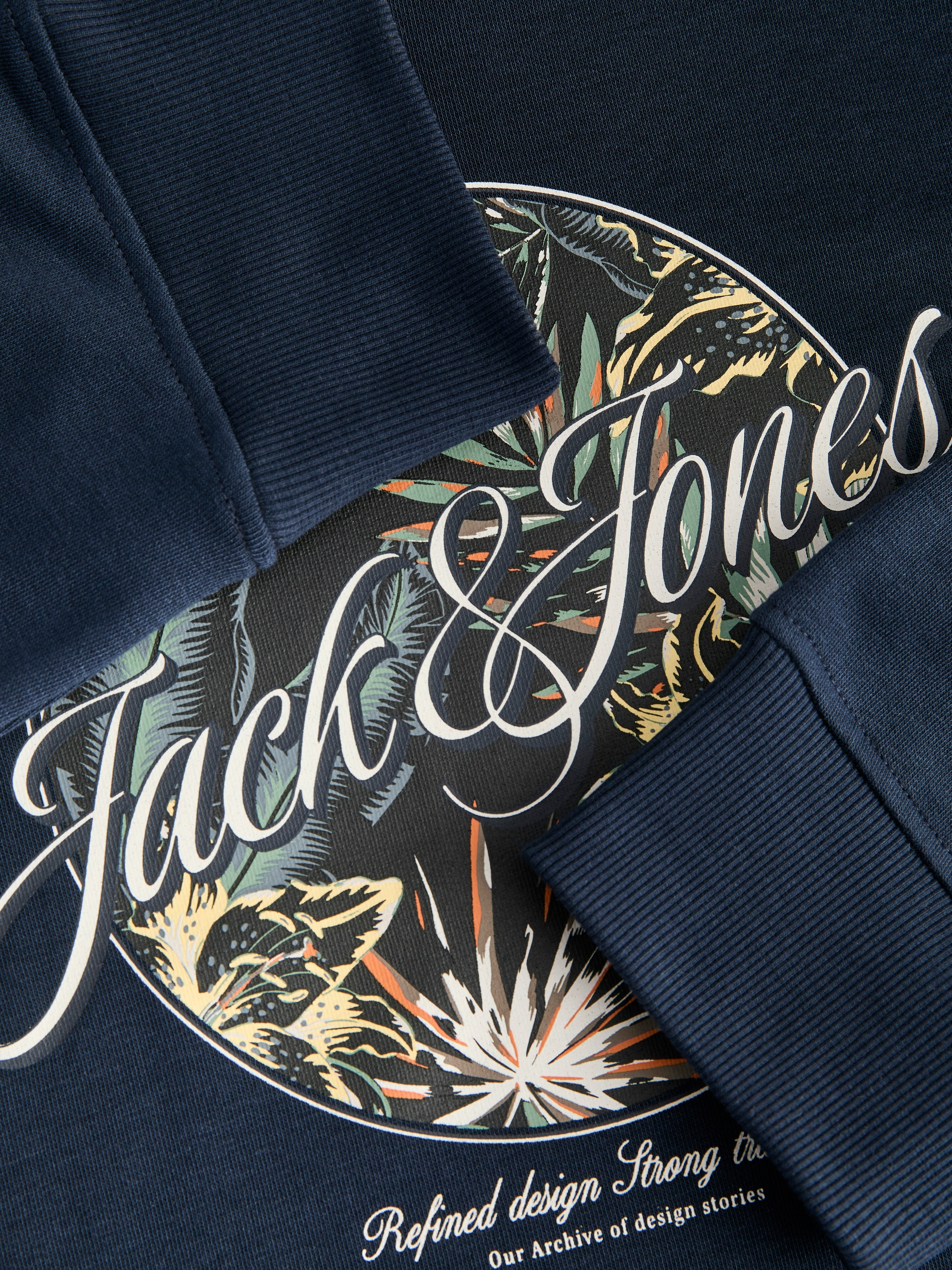 Jack & Jones Honolulu Shape Hoodie Navy Blazer M 3