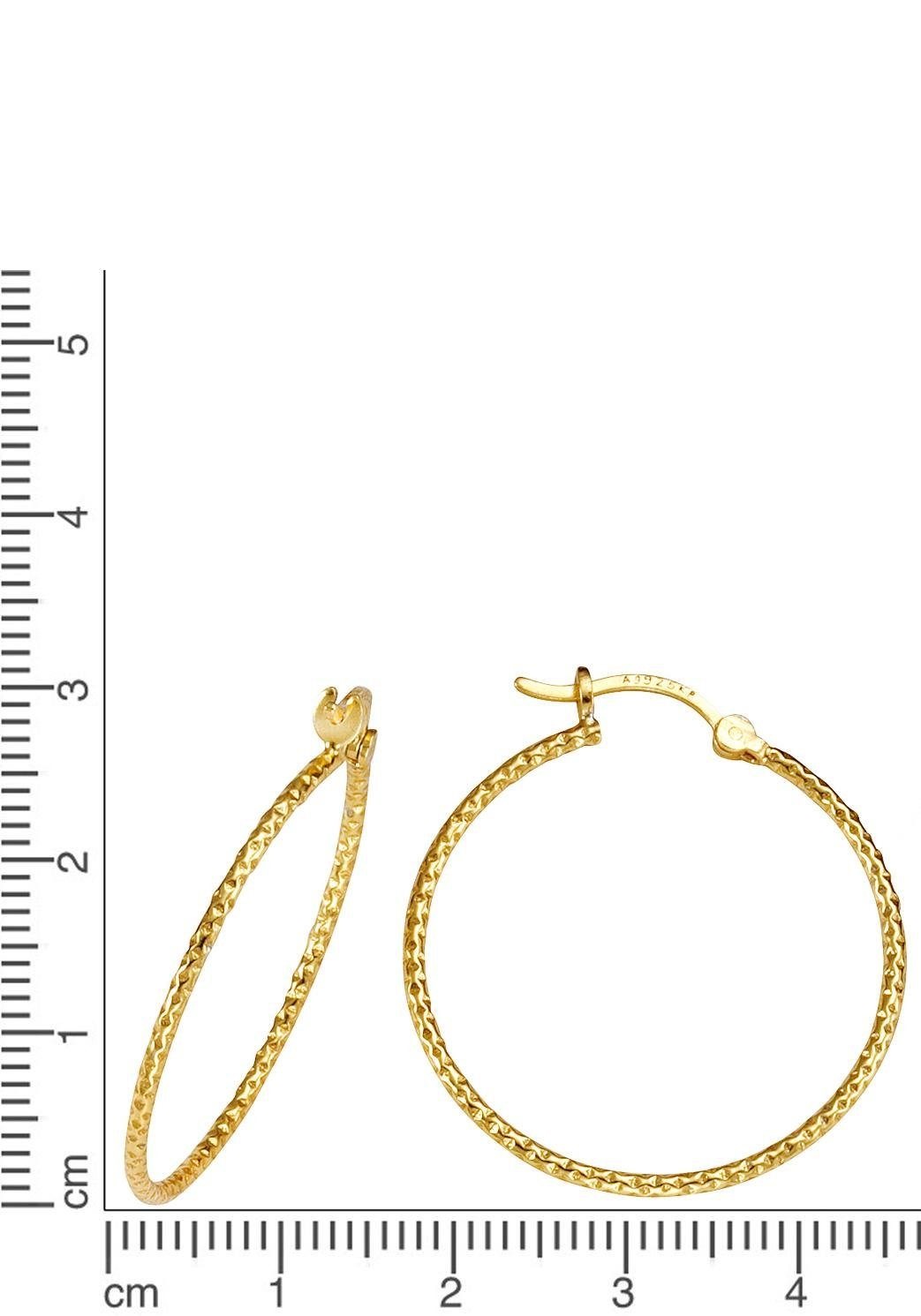 Firetti Paar Creolen »Schmuck Geschenk Silber 925 diamantiert«