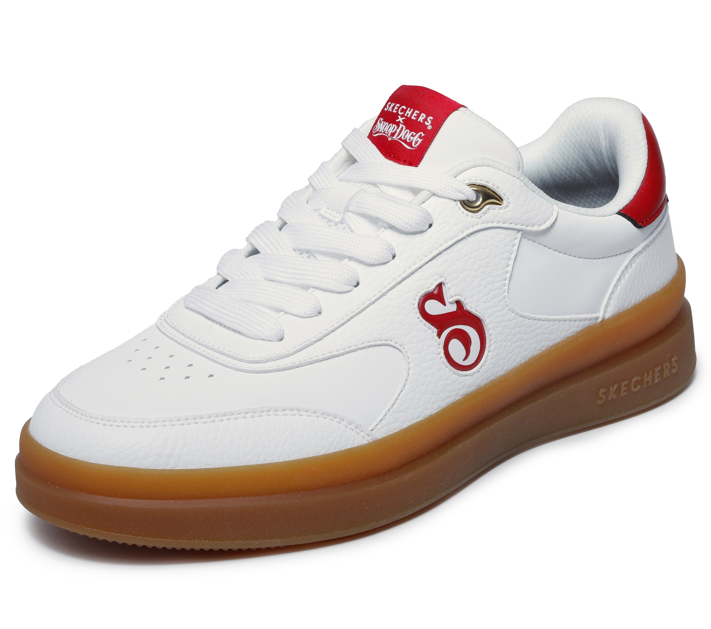 Skechers Sneaker "COURTSIDE-CALI DUDEZ" Snoop Dogg Schnürschuh mit Kontrastbesätzen