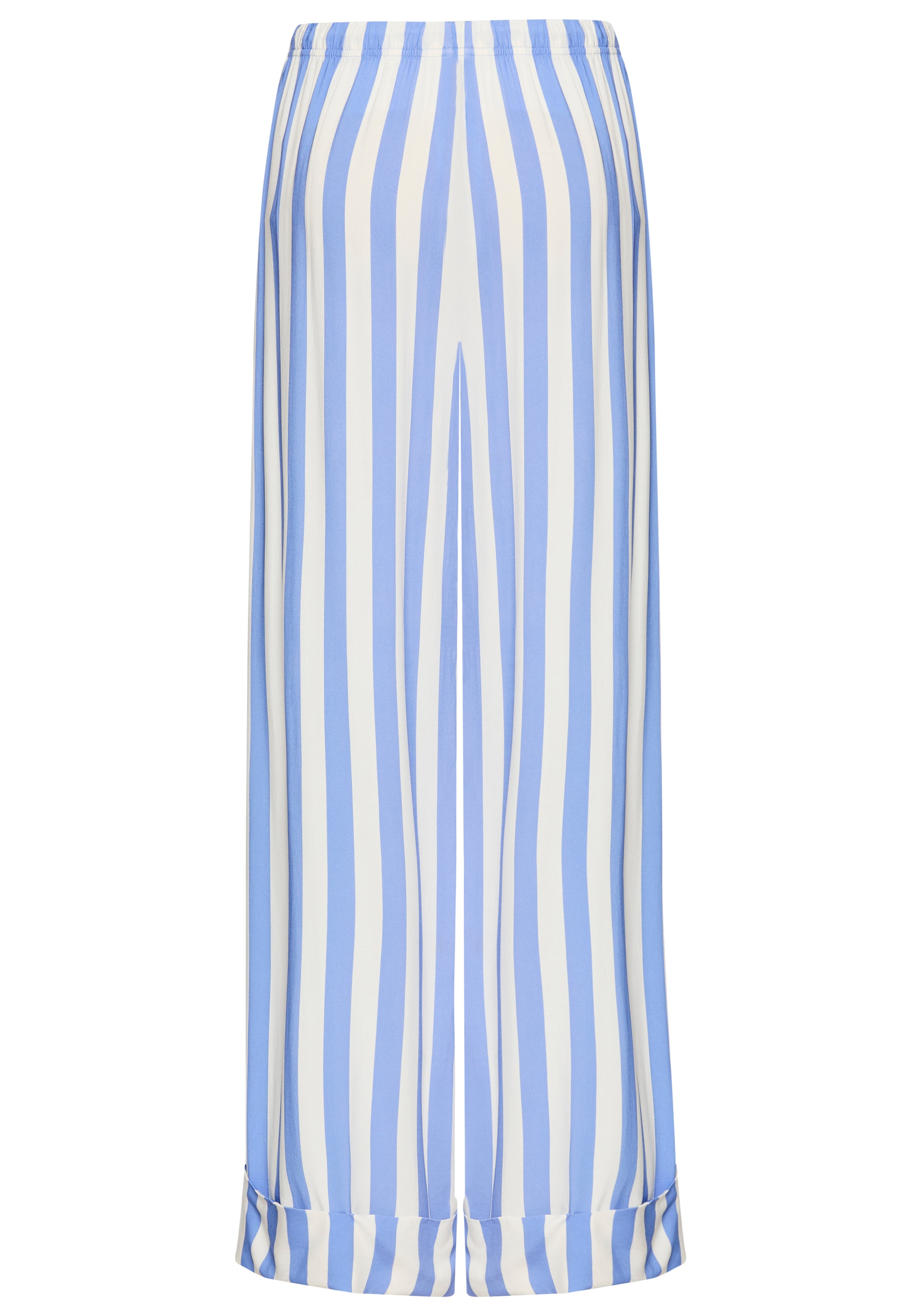 s.Oliver Pyjamahose, Breiter Aufschlag am Saum günstig online kaufen