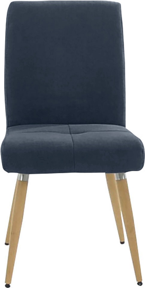 K+W Komfort & Wohnen 4-Fußstuhl »6411«, Aqua Clean, mit Sitzsteppung, Edelstahlgriff am Rücken, Massivholzbeine
