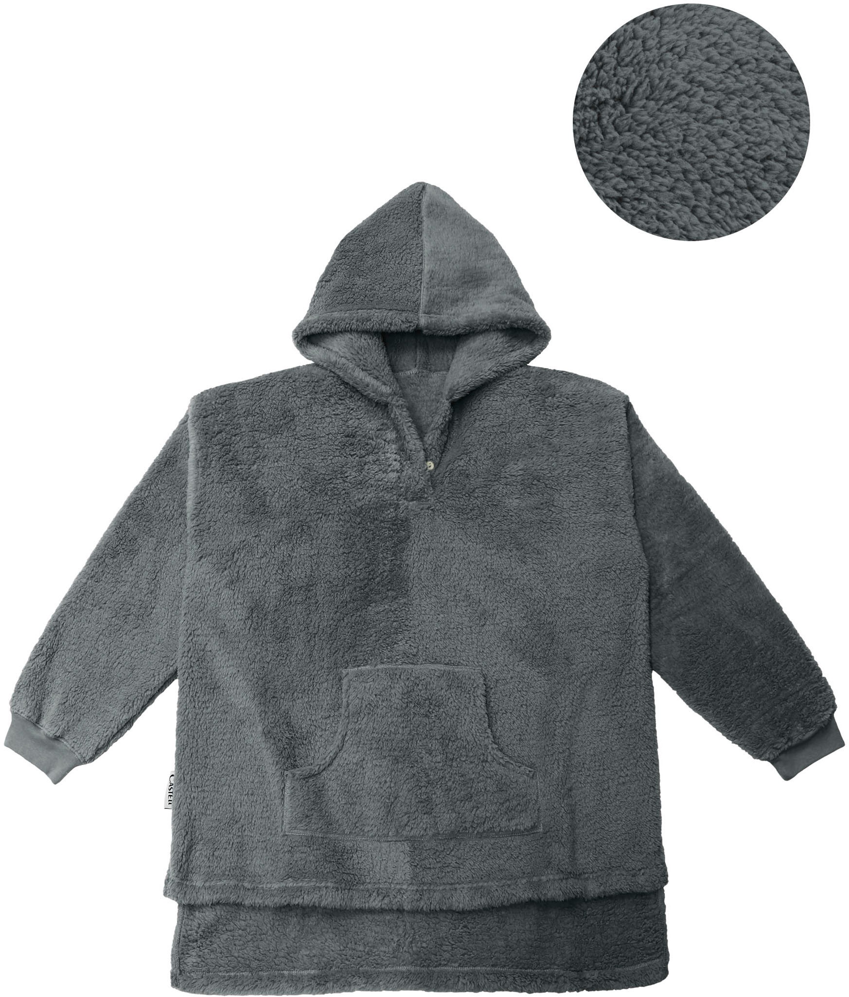 Castell - Markenbettwäsche Badeponcho »Polar Bear«, (1 St.), Sherpa Teddy Fleece Hoodie, Kuschelhoodie, Kuscheldecke, weich+wärmend