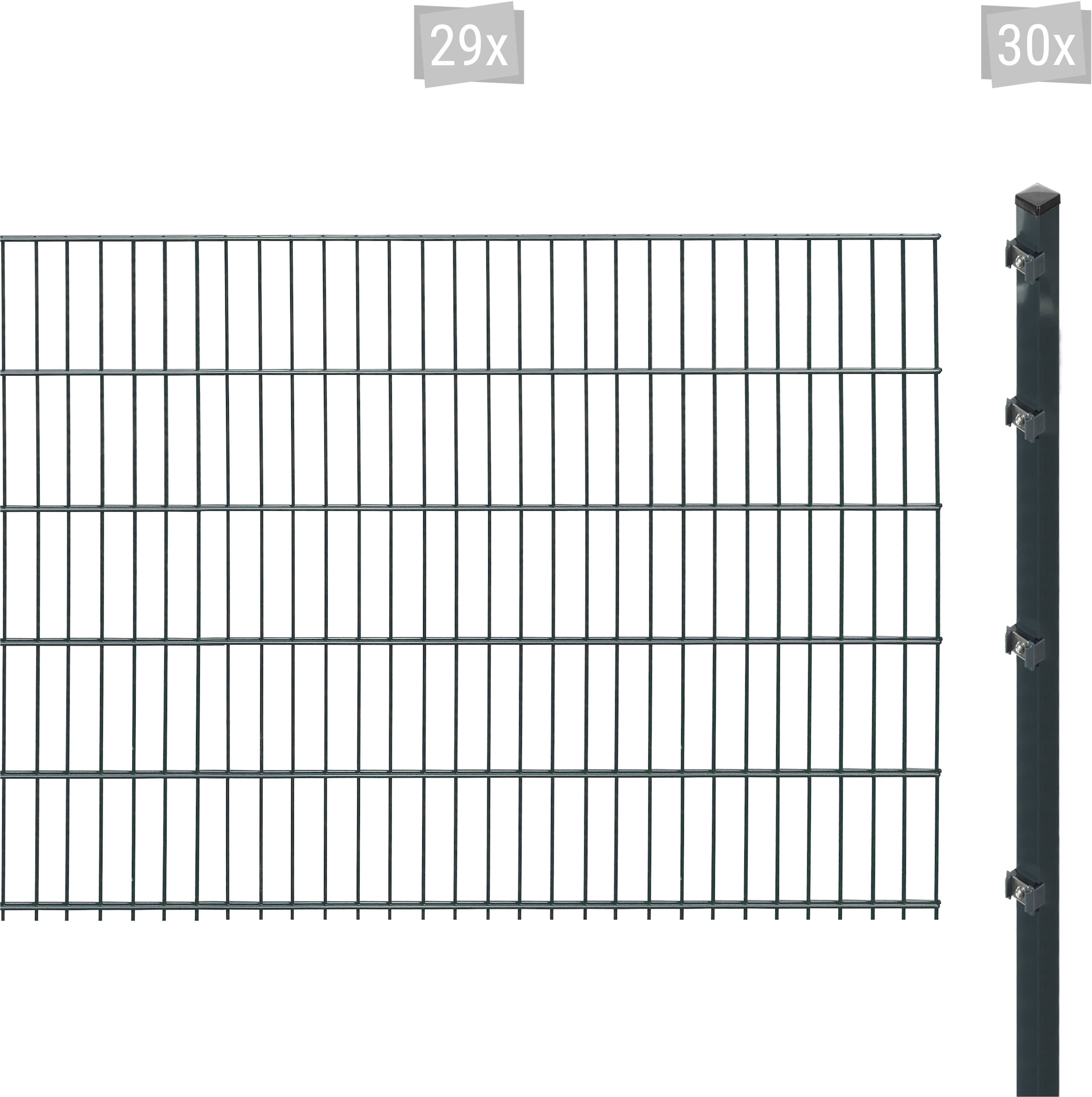 Arvotec Doppelstabmattenzaun "ESSENTIAL 103 zum Einbetonieren", Zaunhöhe 103 cm, Zaunlänge 2 - 60 m