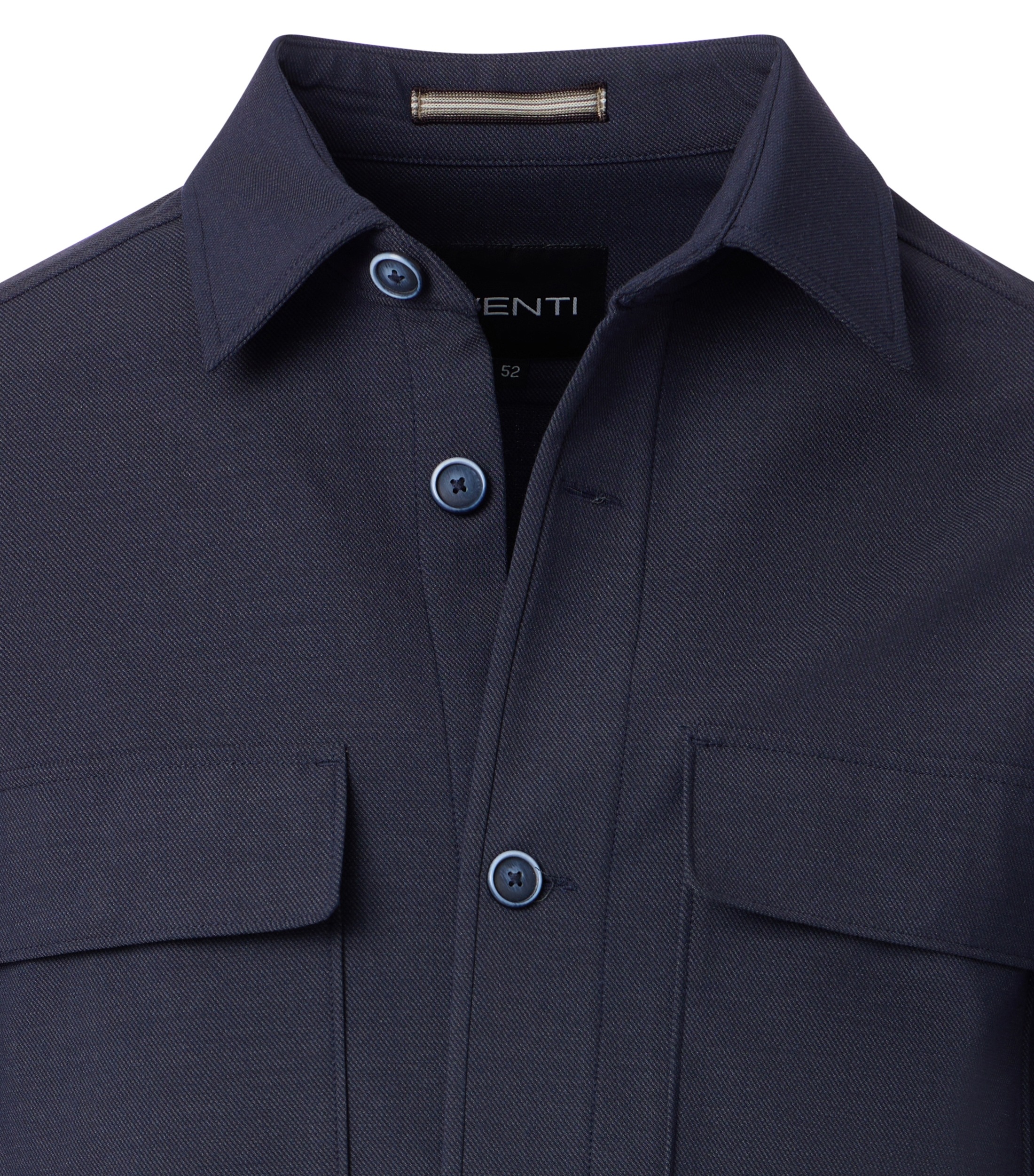 VENTI Langarmhemd »VENTI Hemdjacke City uni«