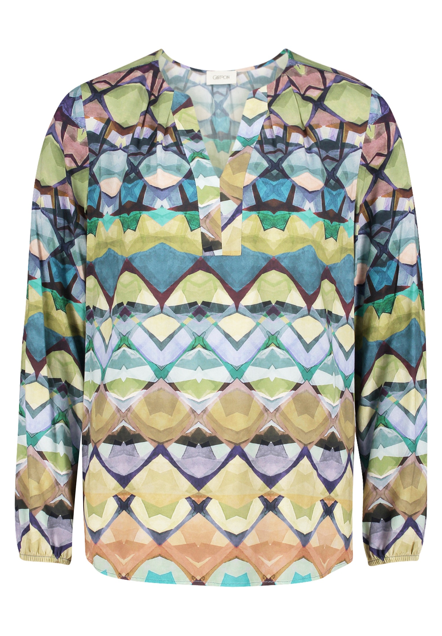 Cartoon Schlupfbluse "Damen mit Muster" günstig online kaufen