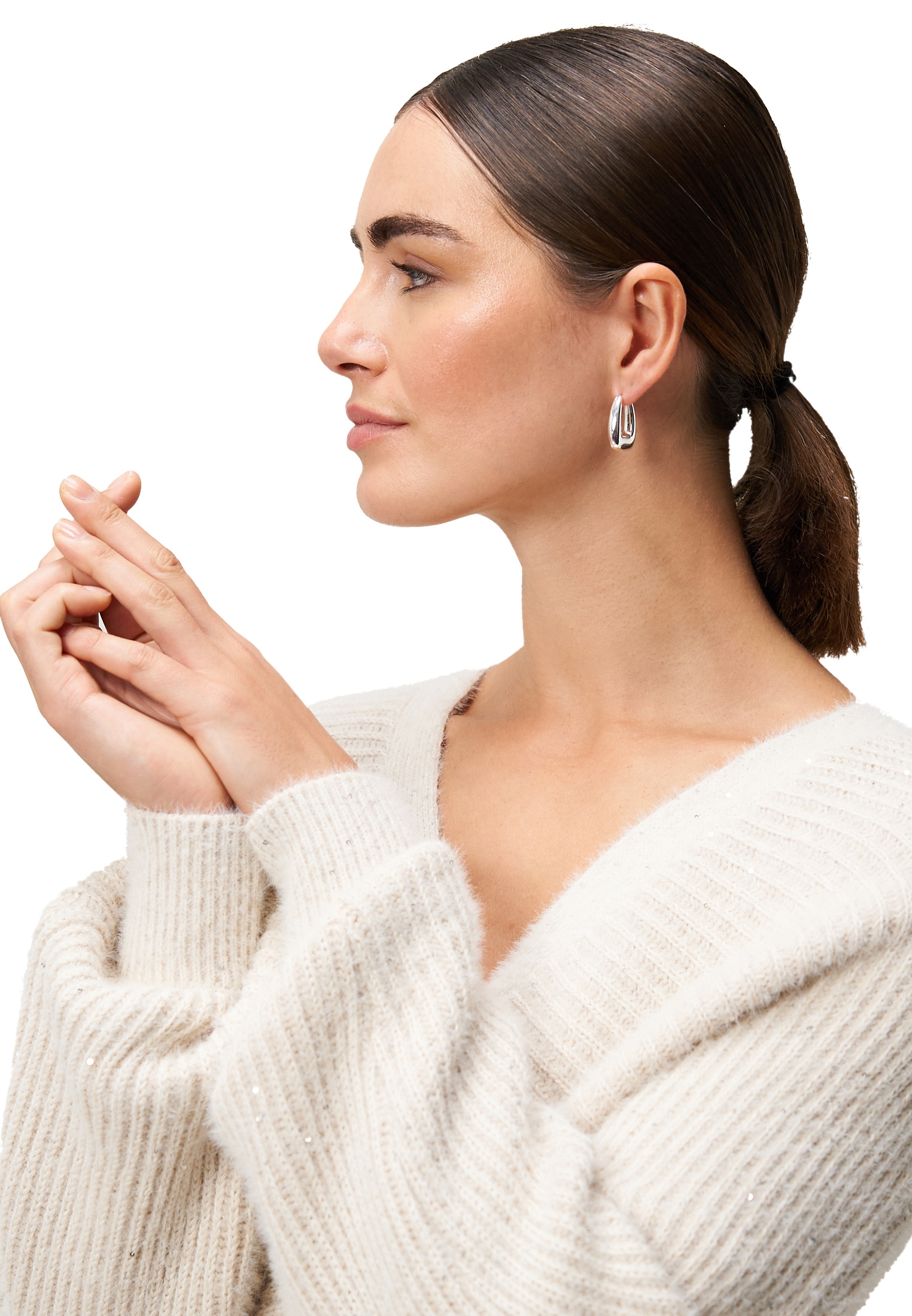 Zero Strickpullover »Damen mit Pailletten«, 1 Stk.
