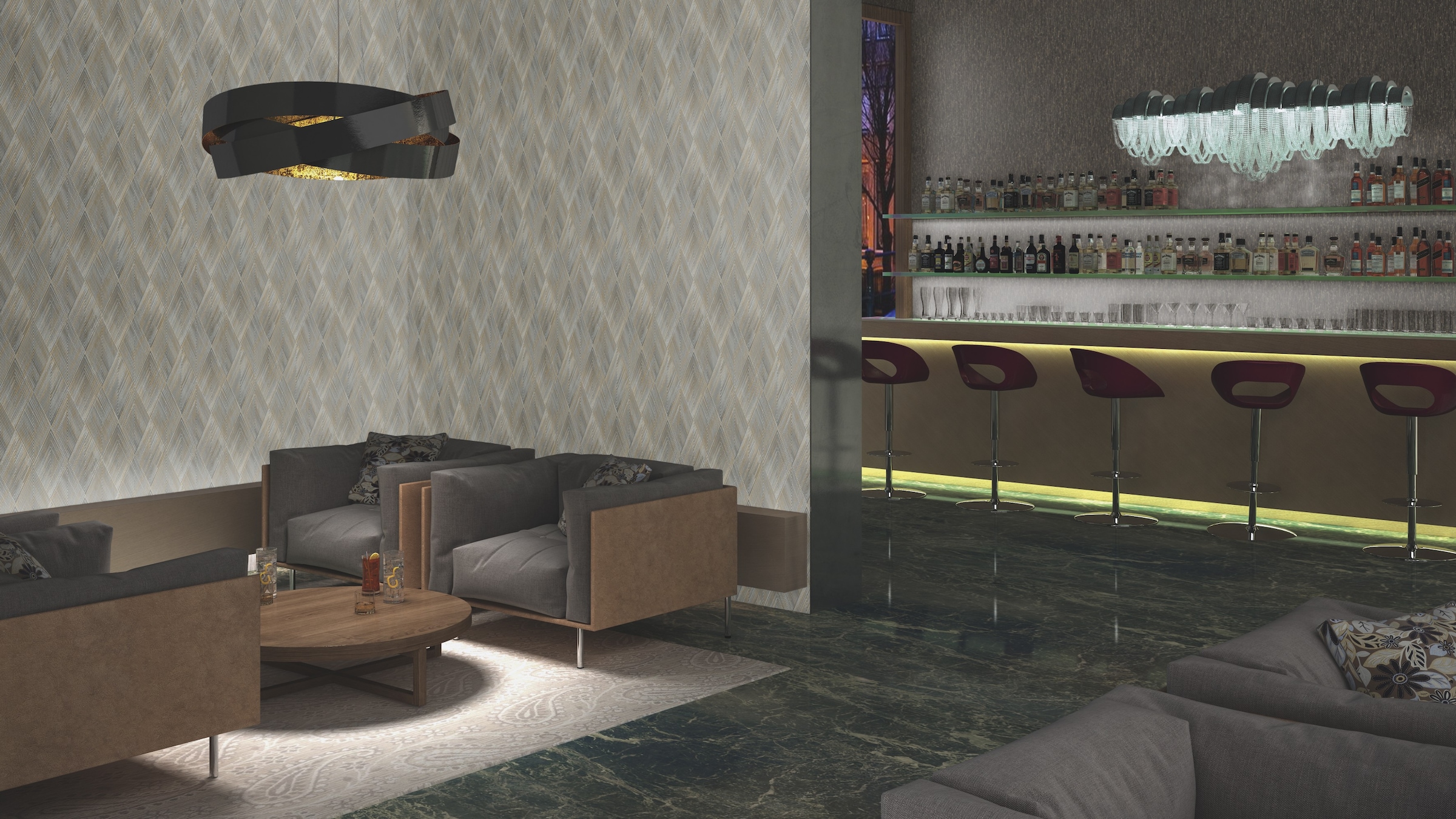 Rasch Vliestapete »Vliestapete Perfecto VI 844153«, geometrisch