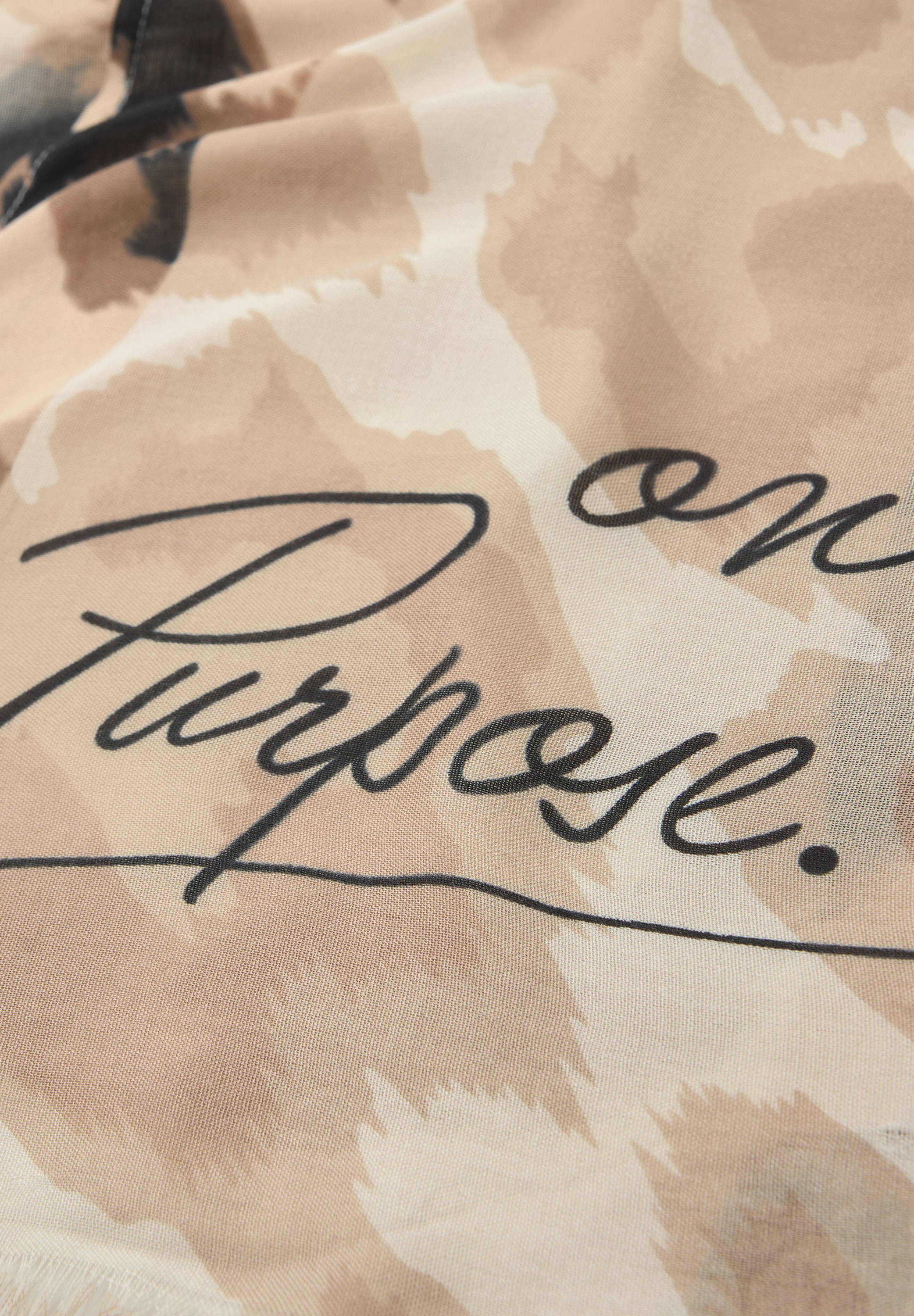 STREET ONE Schal mit Leo-Muster