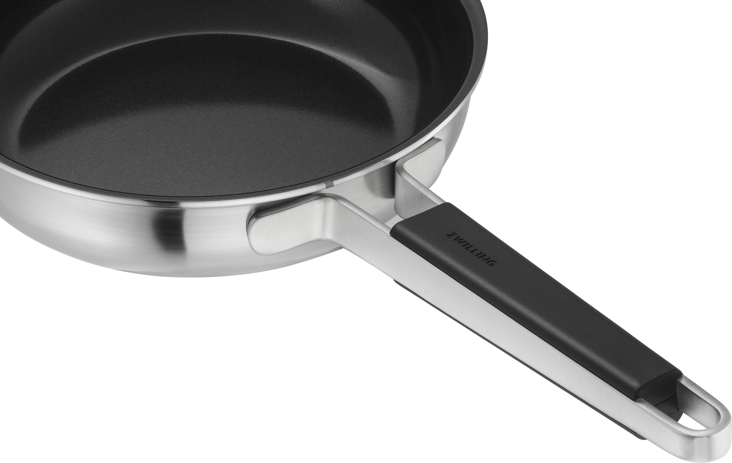 Zwilling Bratpfanne »Pure«, Edelstahl 18/10, (1 tlg.), Keramikbeschichtung, Stay-Cool Griffe, Edelstahl