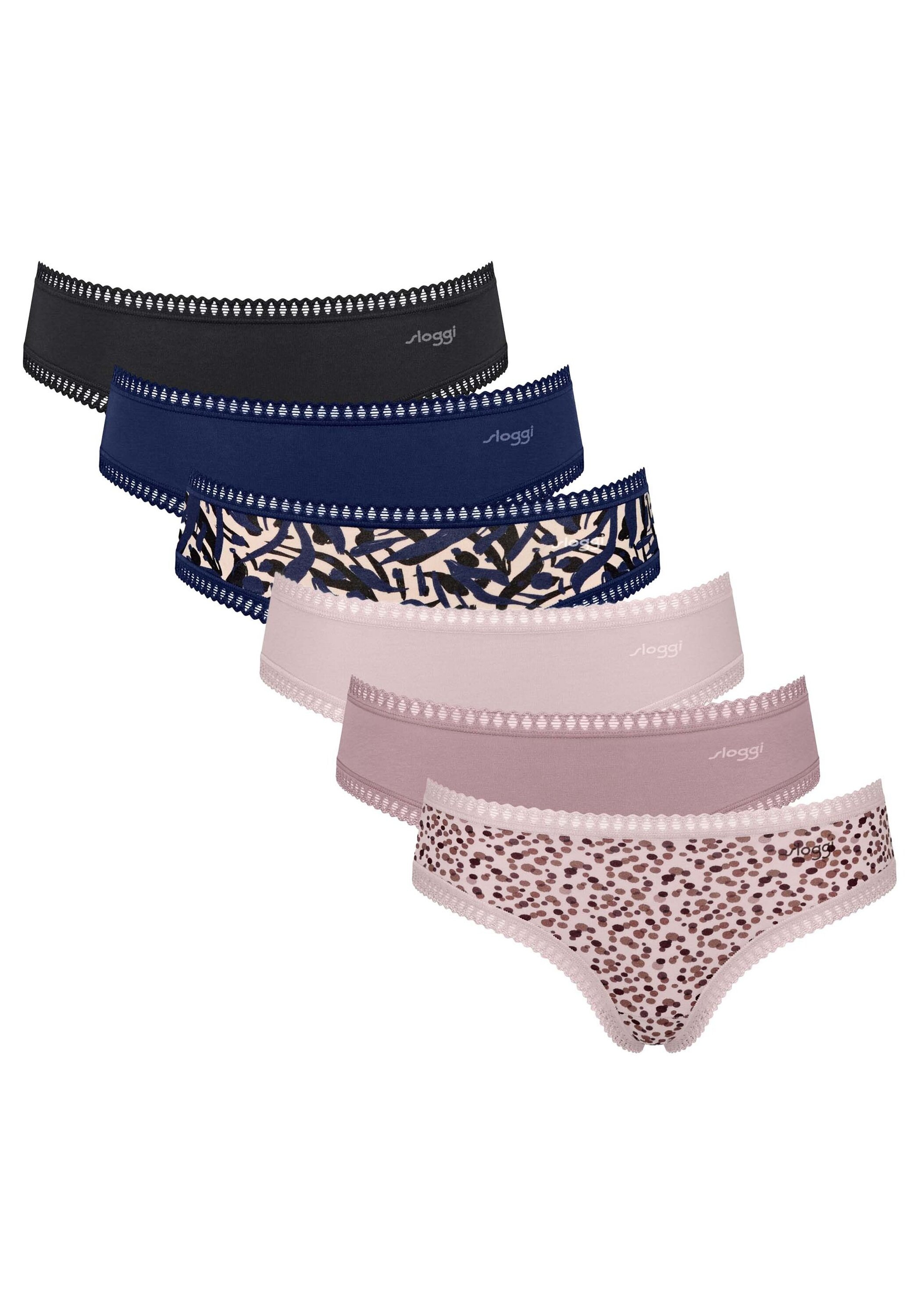 sloggi Slip "Slip GO Crush Hipster C6P 6er Pack"