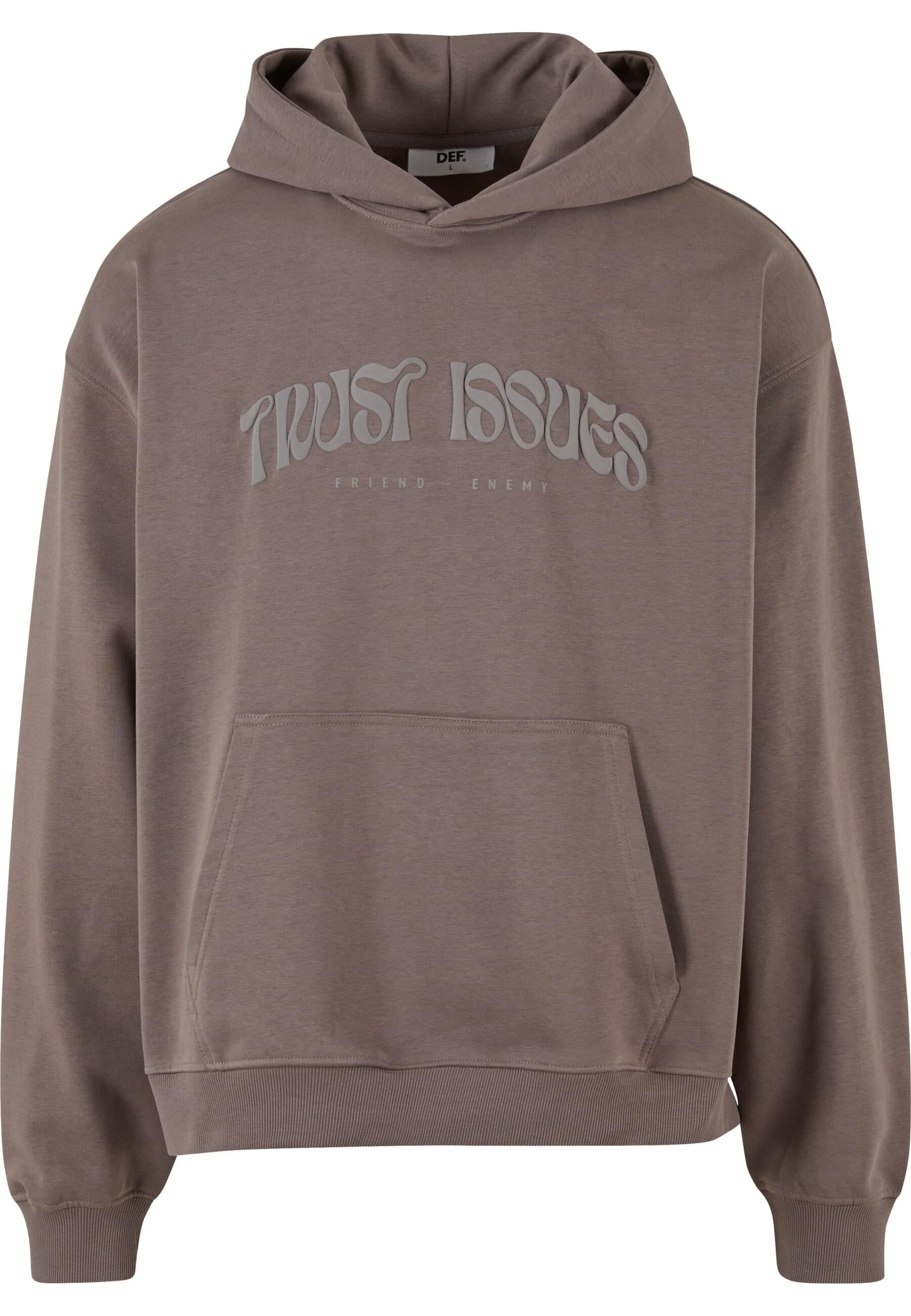 DEF Kapuzensweatshirt "DEF DEF Trust Issues Hoodies", 1 Stk. günstig online kaufen