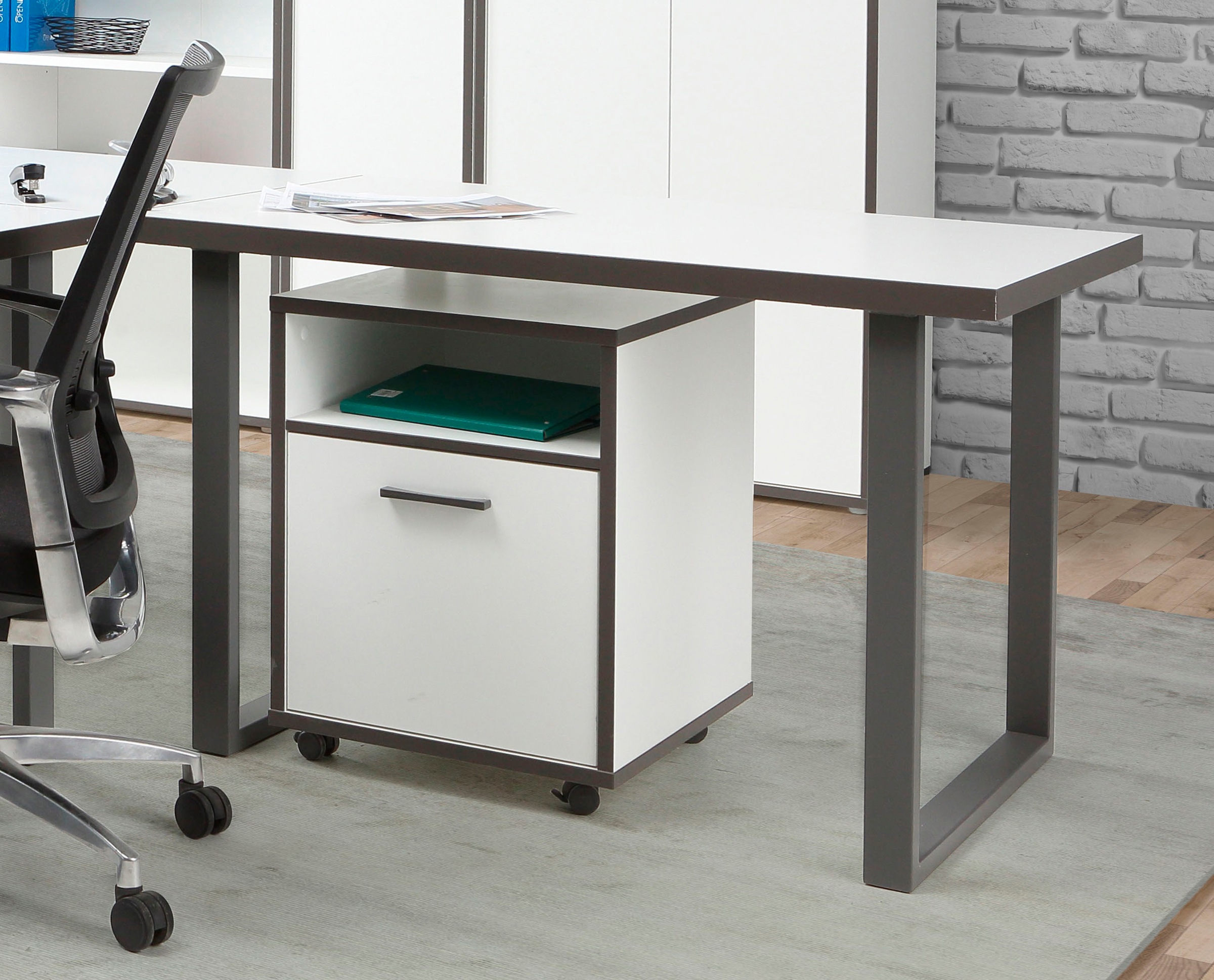 Thumbnail - FORTE Schreibtisch "Keflav" Breite 120 cm