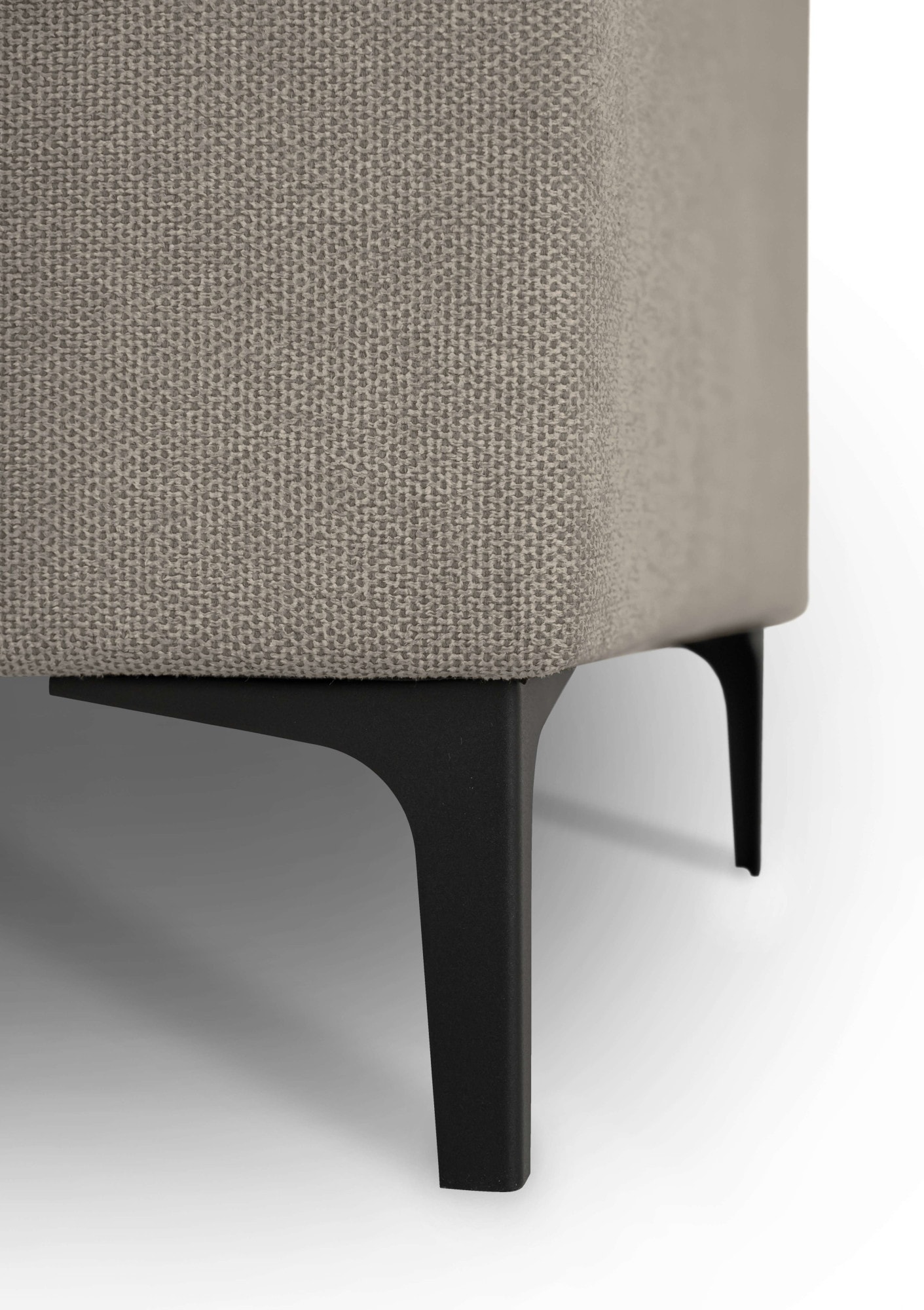 Home affaire Ecksofa »Tournon, L-Form, Breite 256 cm, Webstoff, Chenille«, Designsofa im nordischen Stil, Wellenunterfederung, Metallfüße
