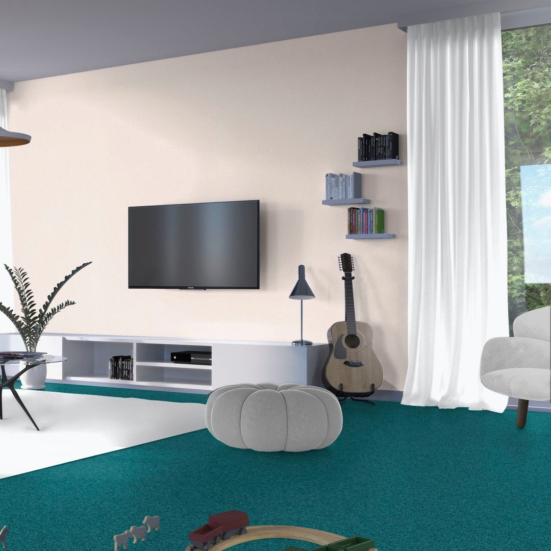 Vorwerk Teppichboden »Passion 1005 (Luco), Schlinge - meliert«, rechteckig, 6 mm Höhe, Wohnzimmer, Schlafzimmer, Kinderzimmer, Breite 400/500 cm