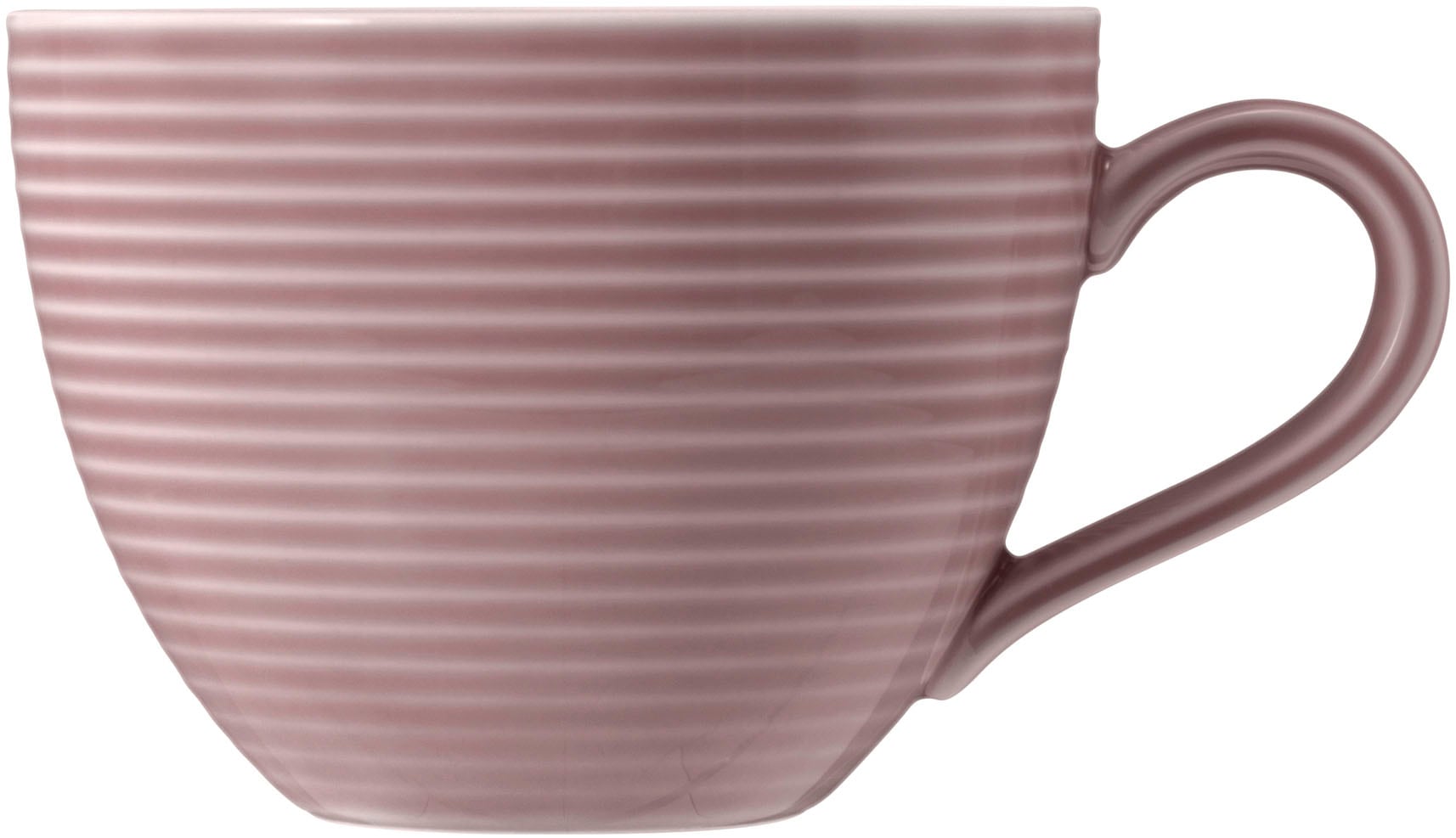 Seltmann Weiden Kaffeeservice »Geschirr-Set, 18 Teile, Beat«, (Set, 18 tlg., 6x Kaffeeobertasse, 6x Kombi-Untertasse, 6x Frühstücksteller), Tassen, Untertassen, Teller, Made in Germany, 18 Teile, für 6 Personen