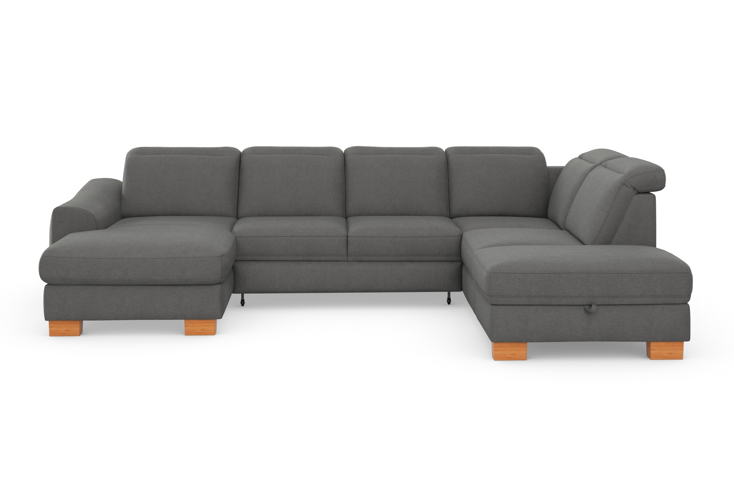 sit&more Wohnlandschaft "Dundee U-Form" mit Federkern und Massivholzfüßen, günstig online kaufen