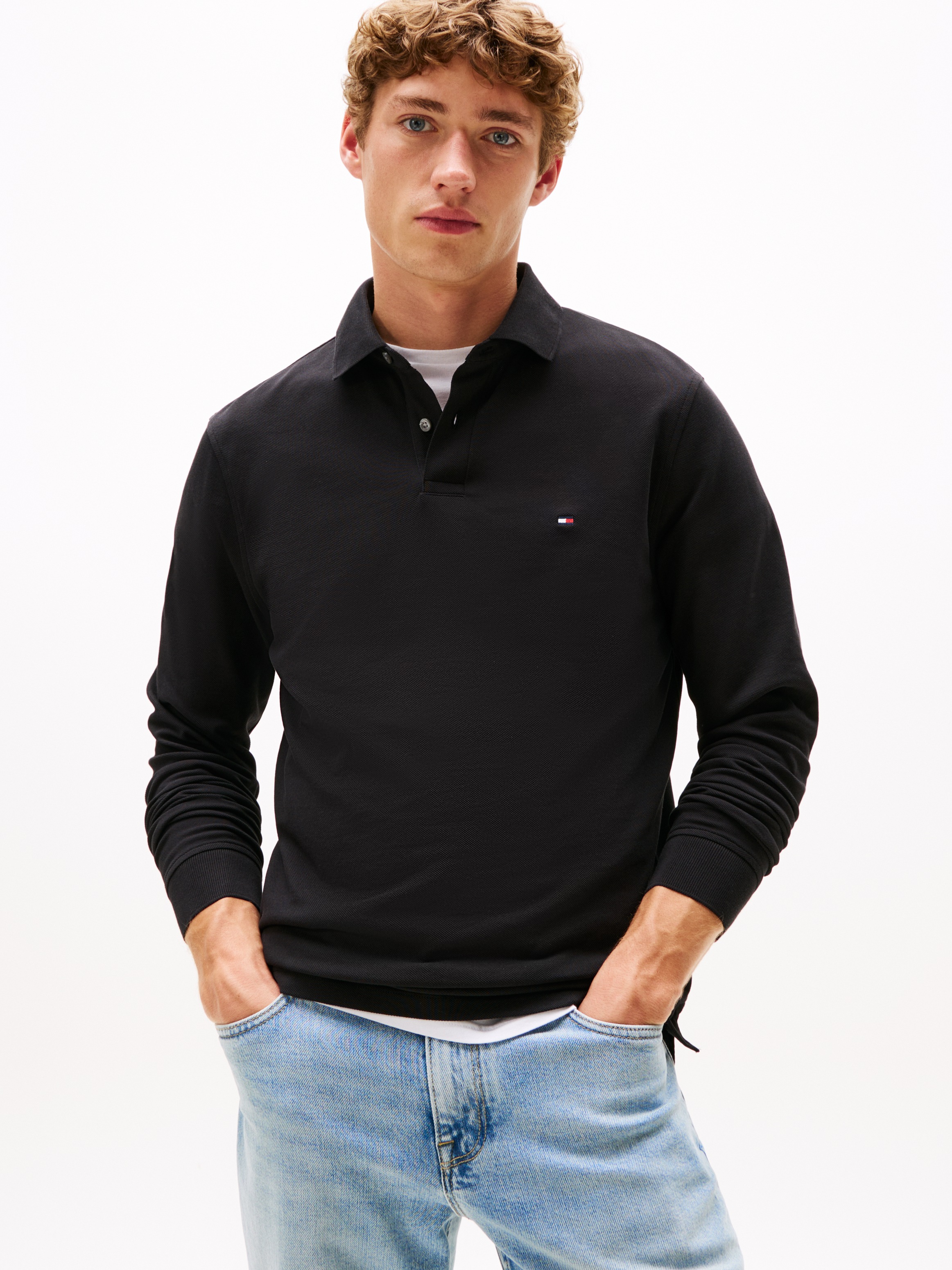Tommy Hilfiger Langarm-Poloshirt »1985 REGULAR LS POLO«