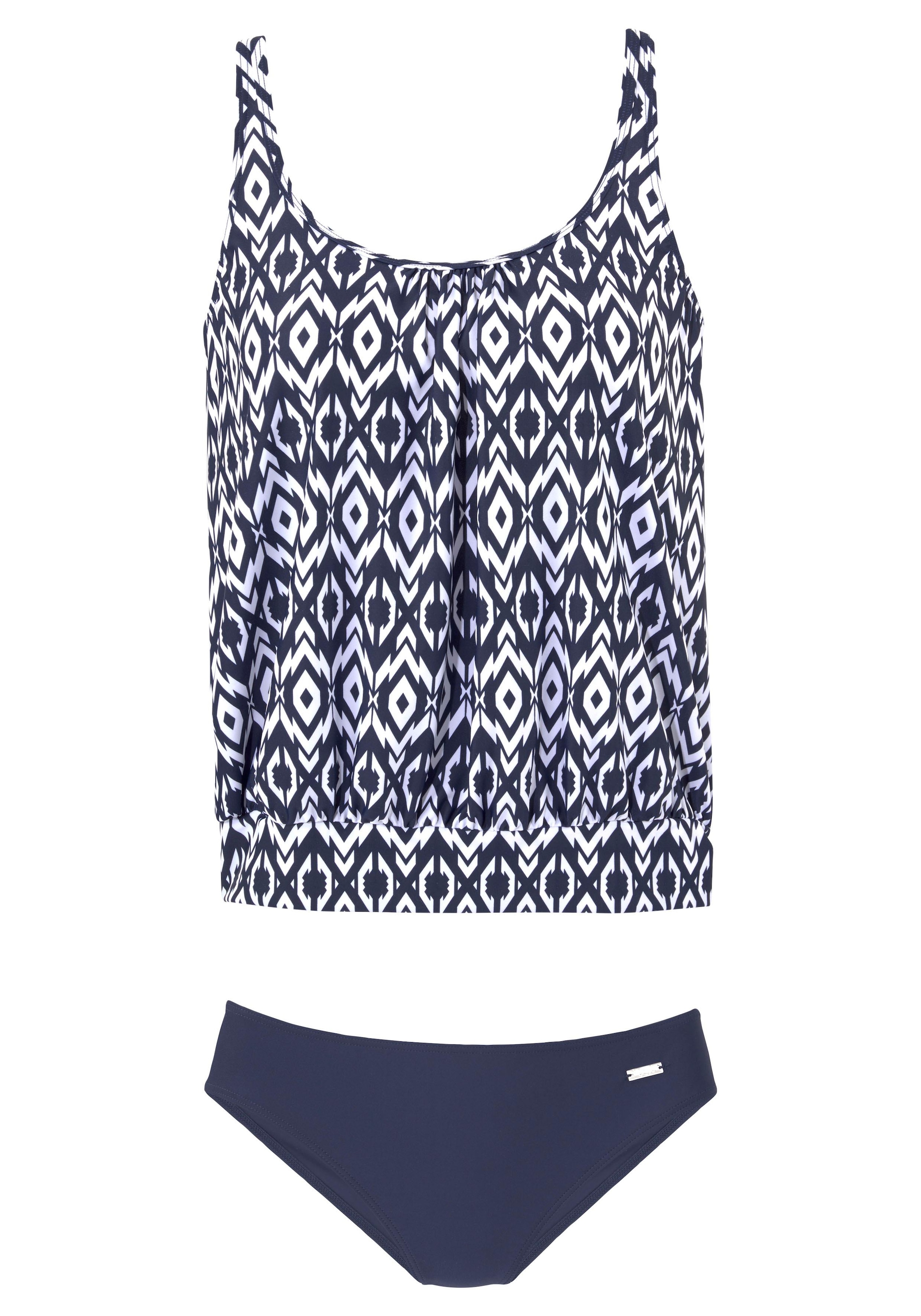 LASCANA Oversize-Tankini, im trendigen Ethno-Design