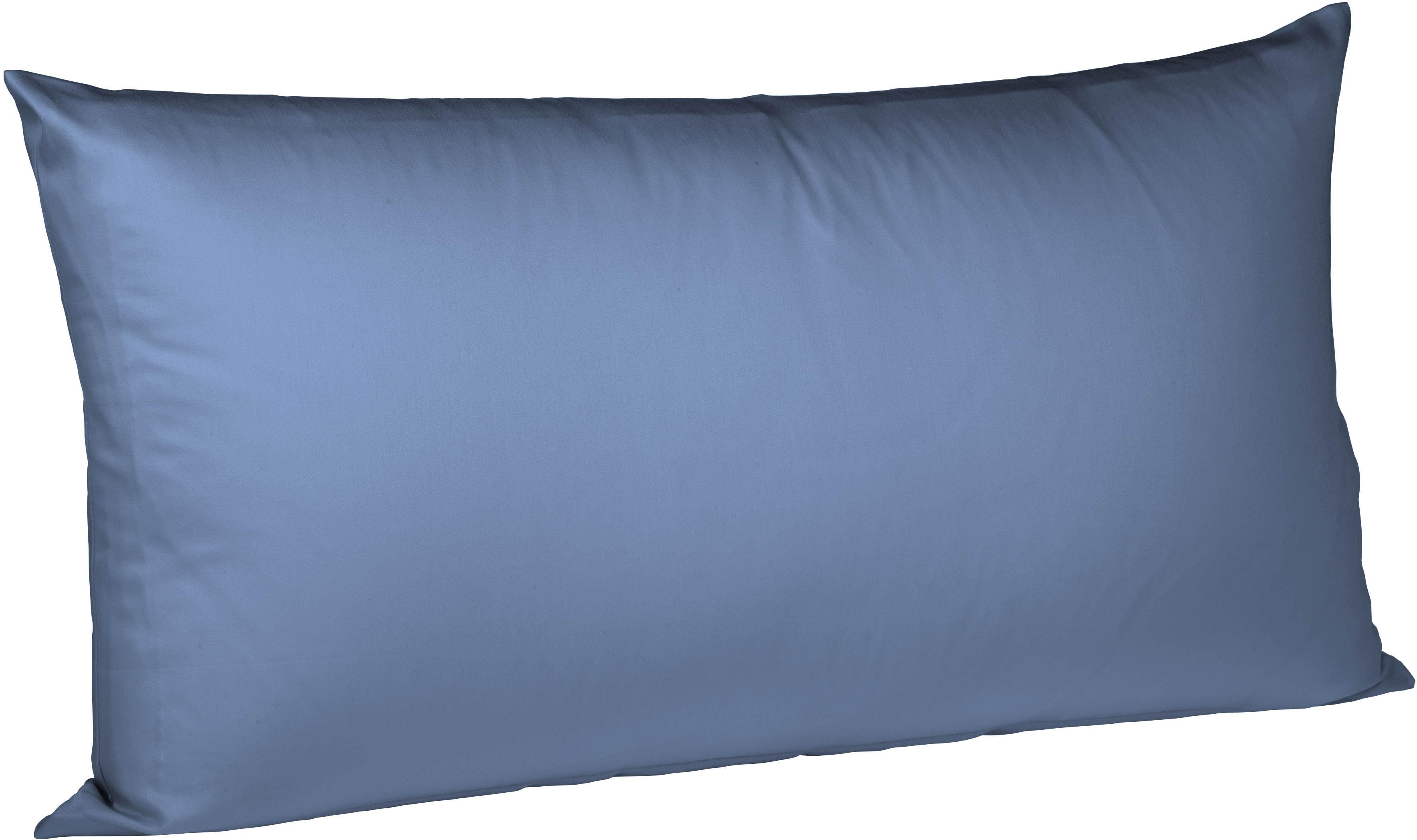 fleuresse Kissenbezug "Colours Mako Satin, 100% Baumwolle, mit Reißverschluss" Mako Satin, glänzend, glatt, Premium Qualität