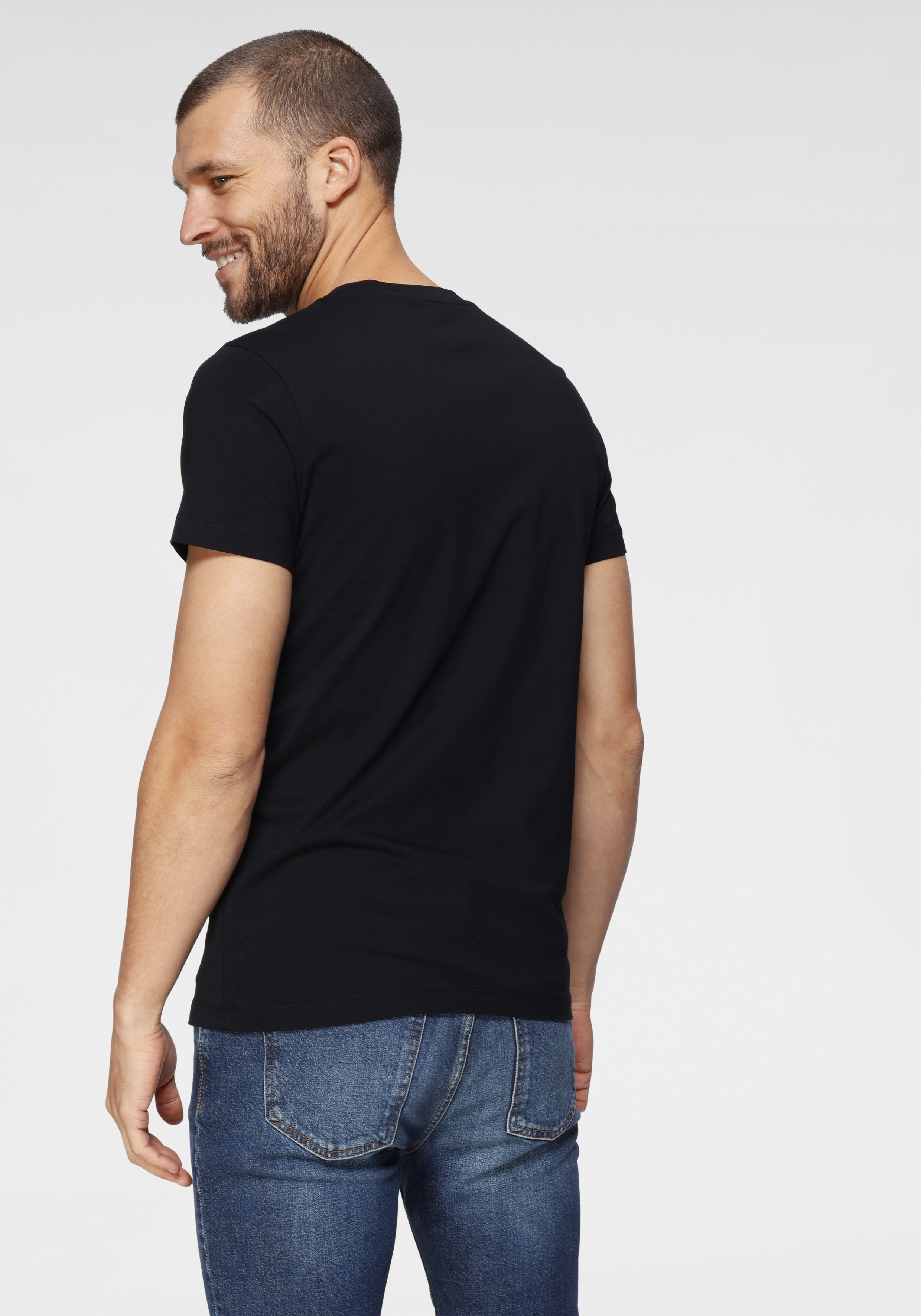 Thumbnail - Calvin Klein Jeans T-Shirt "ICONIC MONOGRAM SLIM TEE", mit großem CK-Print