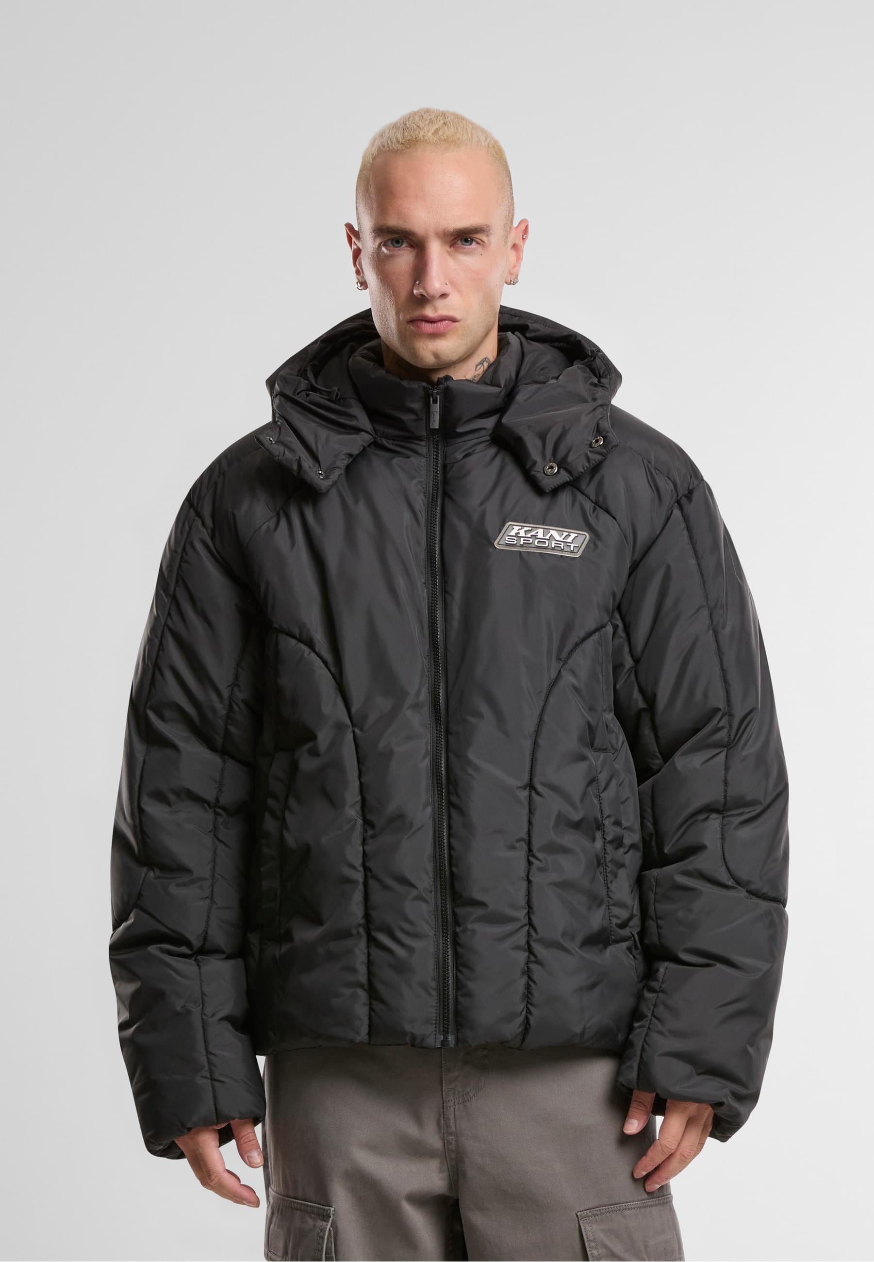 Karl Kani Winterjacke »Karl Kani KK Sport Patch Arctic Puffer Jacket«, (1 St.), mit Kapuze