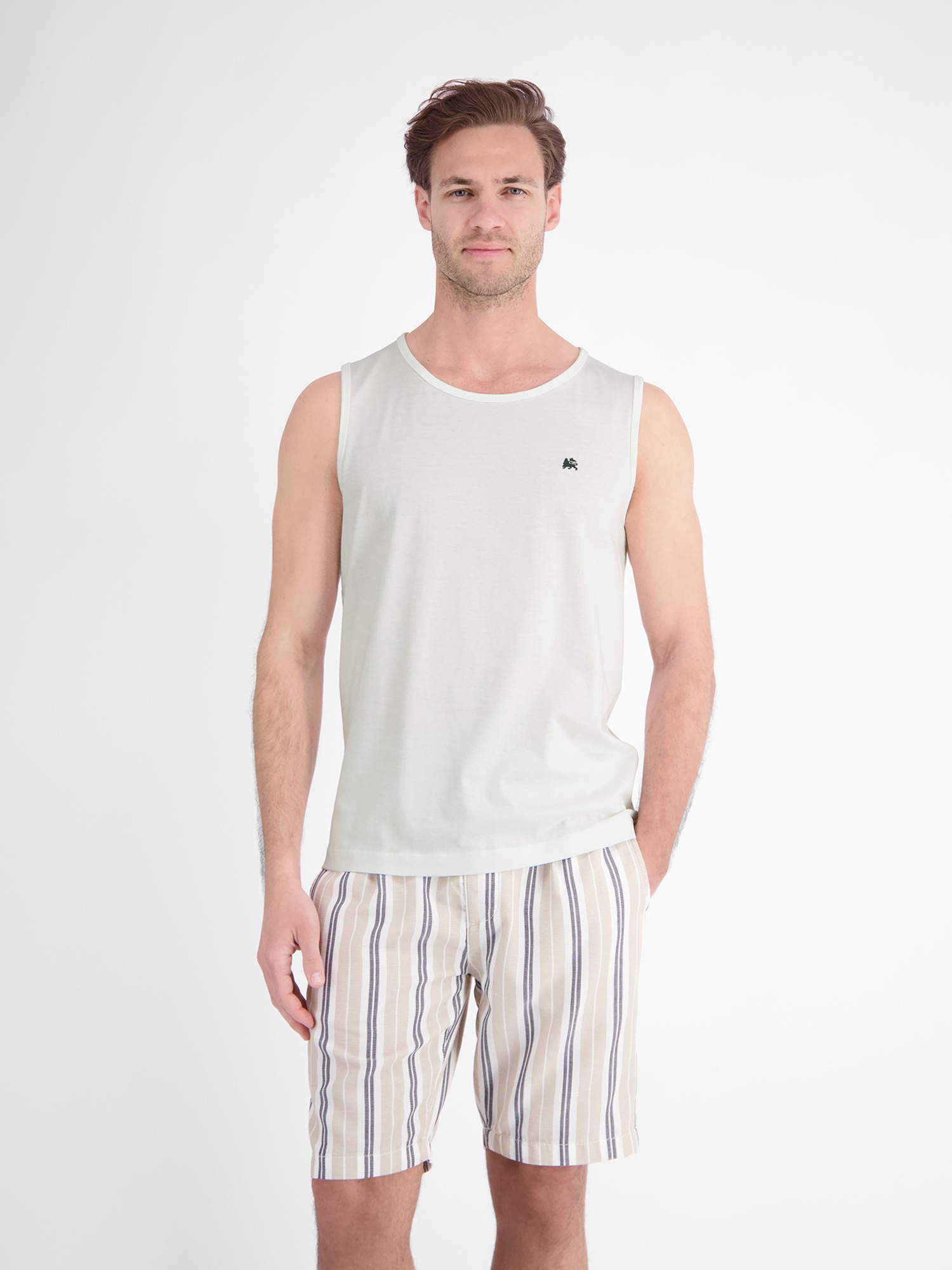 LERROS 1100000002199 "Sportliches Tanktop aus Baumwolle mit Rundhalskragen"