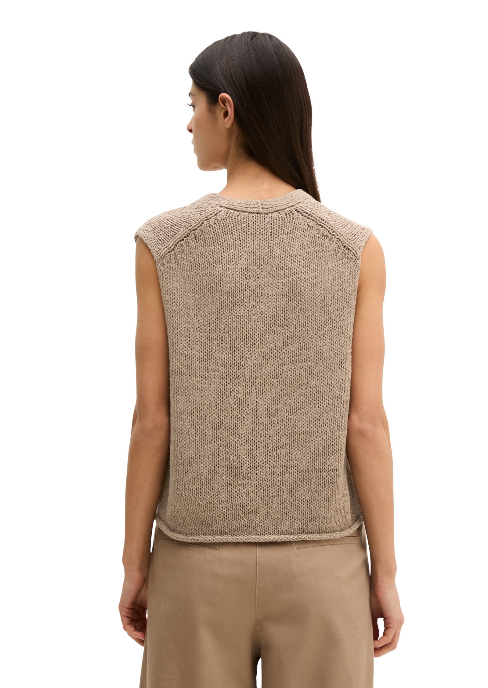 Marc O'Polo Strickweste »aus Bändchengarn«