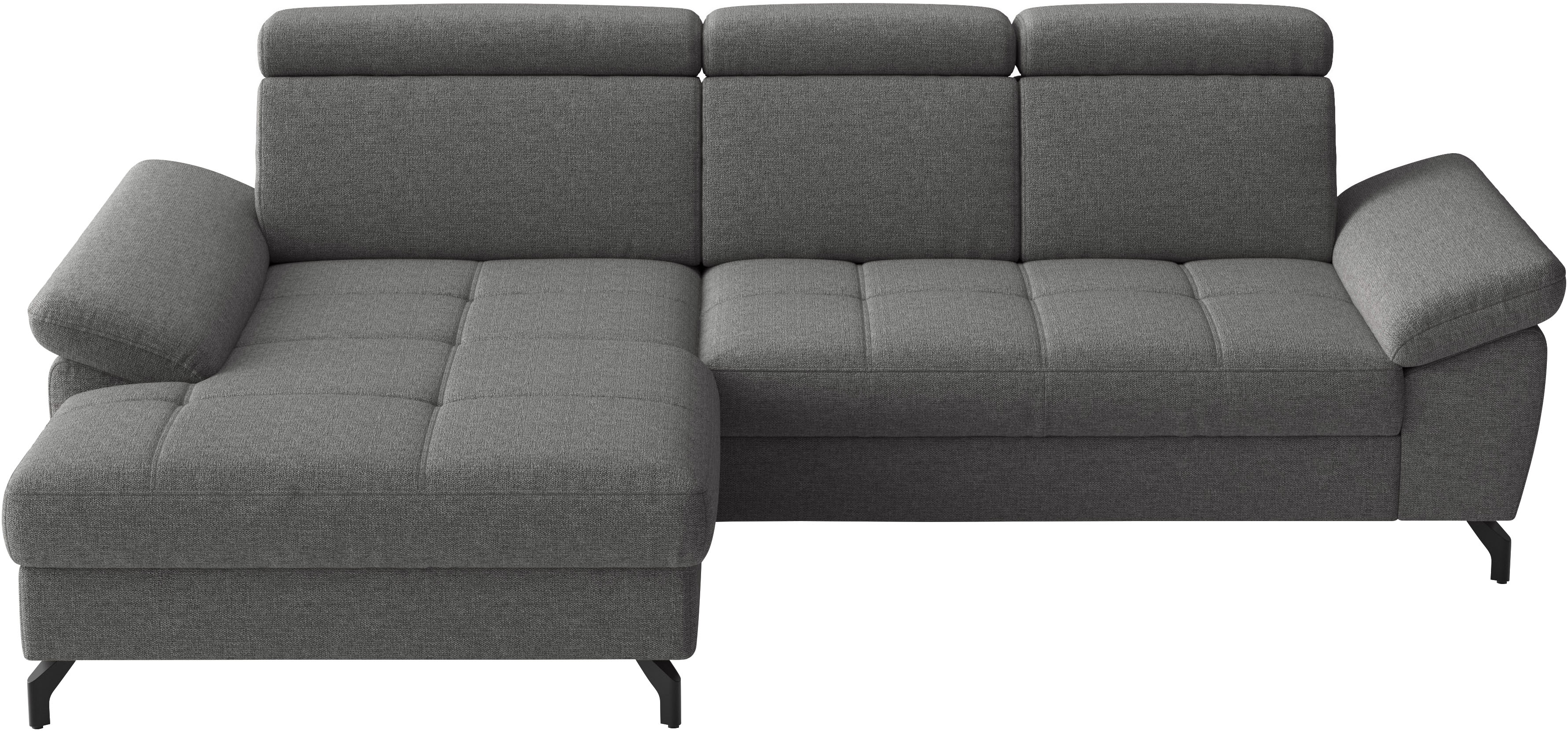 sit&more Ecksofa "Vanity, L-Form, B: 264 cm," Inkl.Sitz-,Kopf-und Armteilverstellung