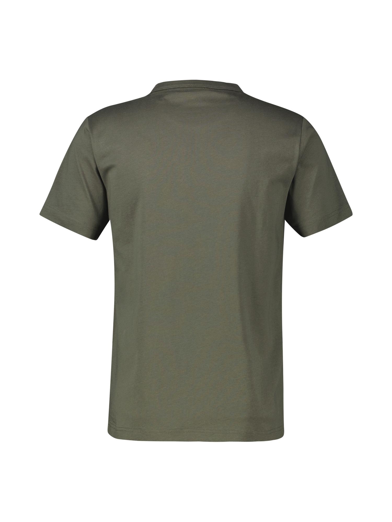 LERROS T-Shirt »LERROS Unifarbenes T-Shirt mit Brustprint«