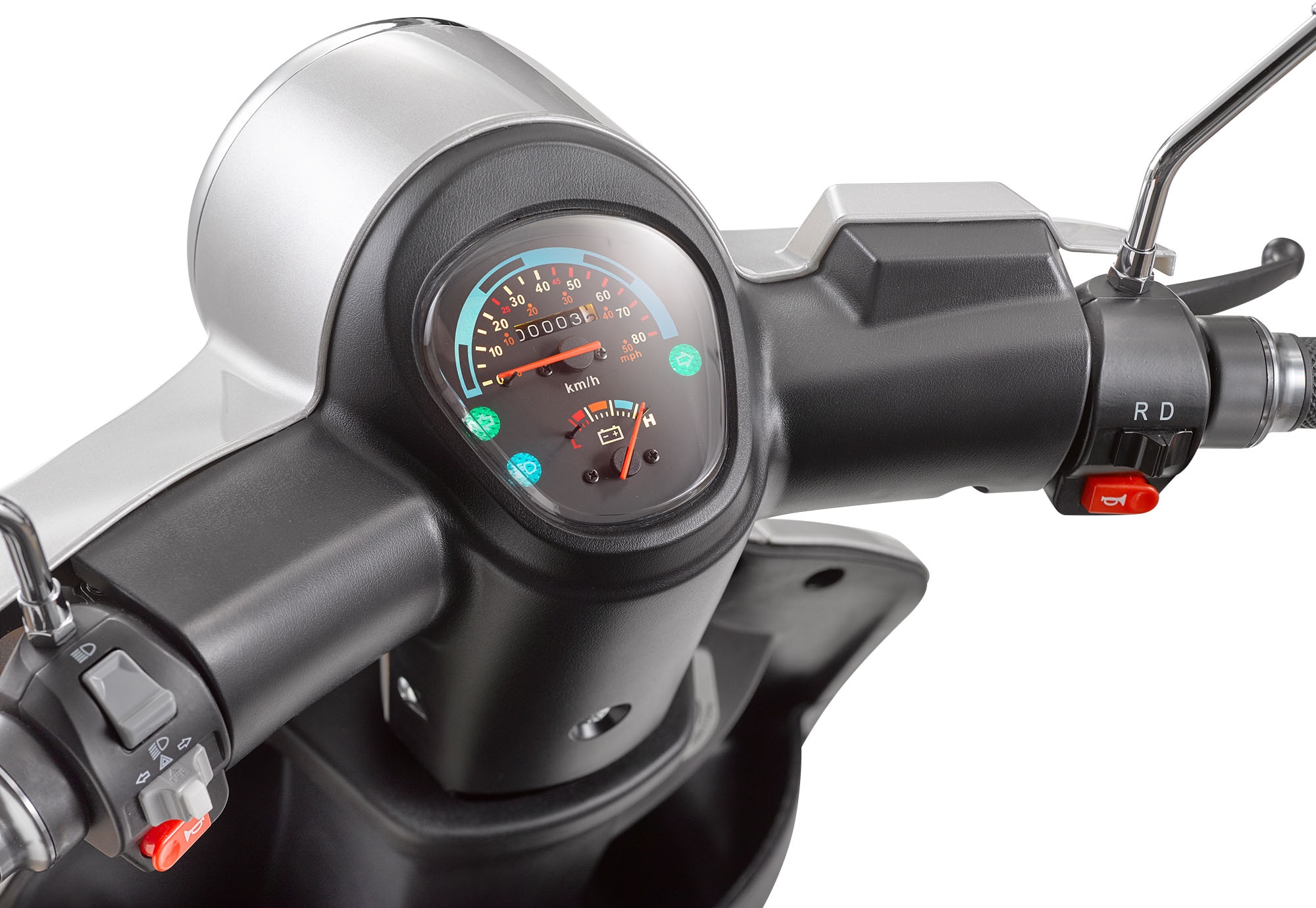 Luxxon Elektromobil »E3800«, (Elektroroller, Korb), bis zu 65 km Reichweite, Elektro Dreirad, Seniorenmobil
