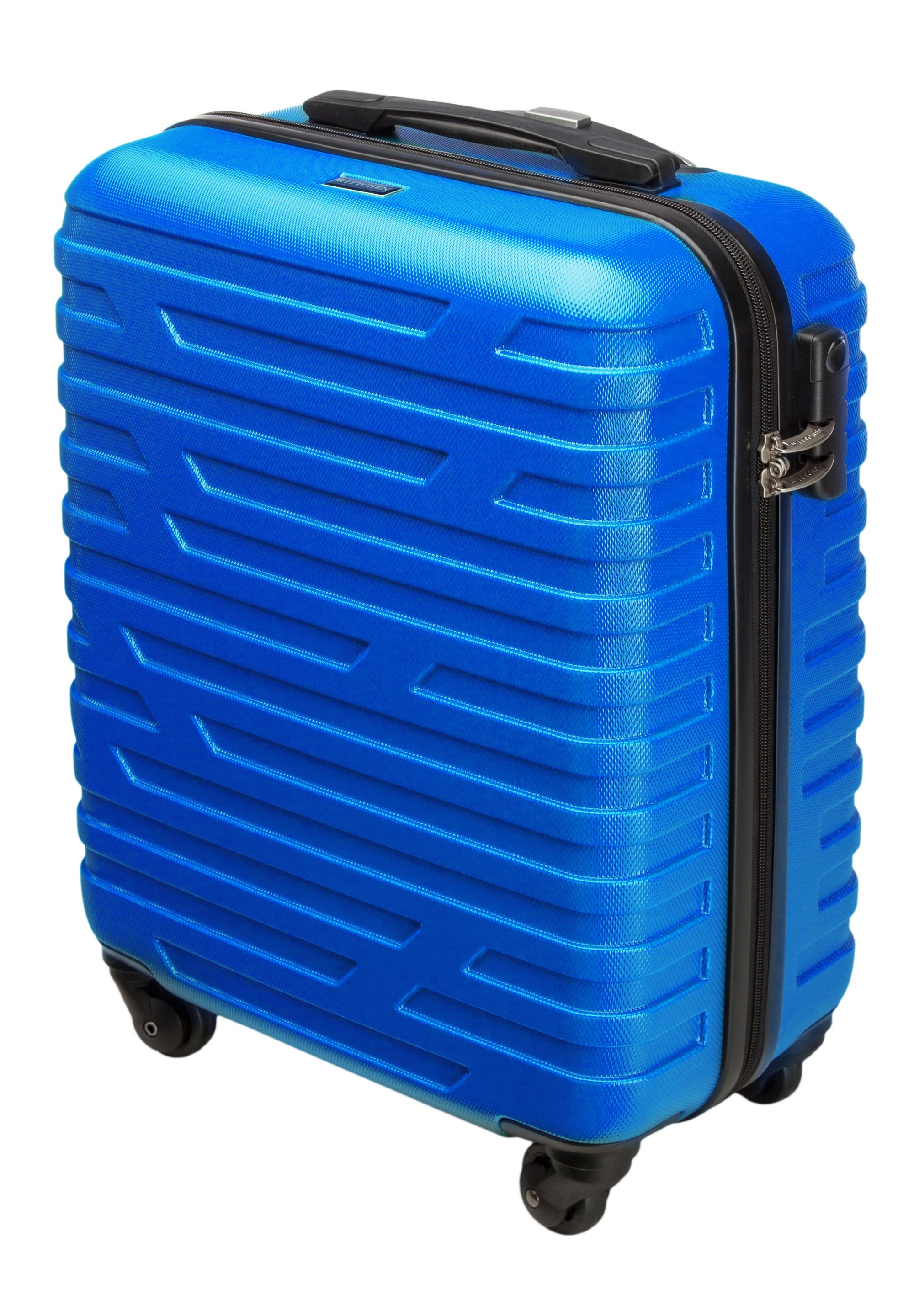 WITTCHEN Handgepäck-Trolley »A-Line II Kollektion«, (nein), 4 Rollen, vier Rollen, Hartschalenkoffer, Teleskopgriff, Zahlenschloss