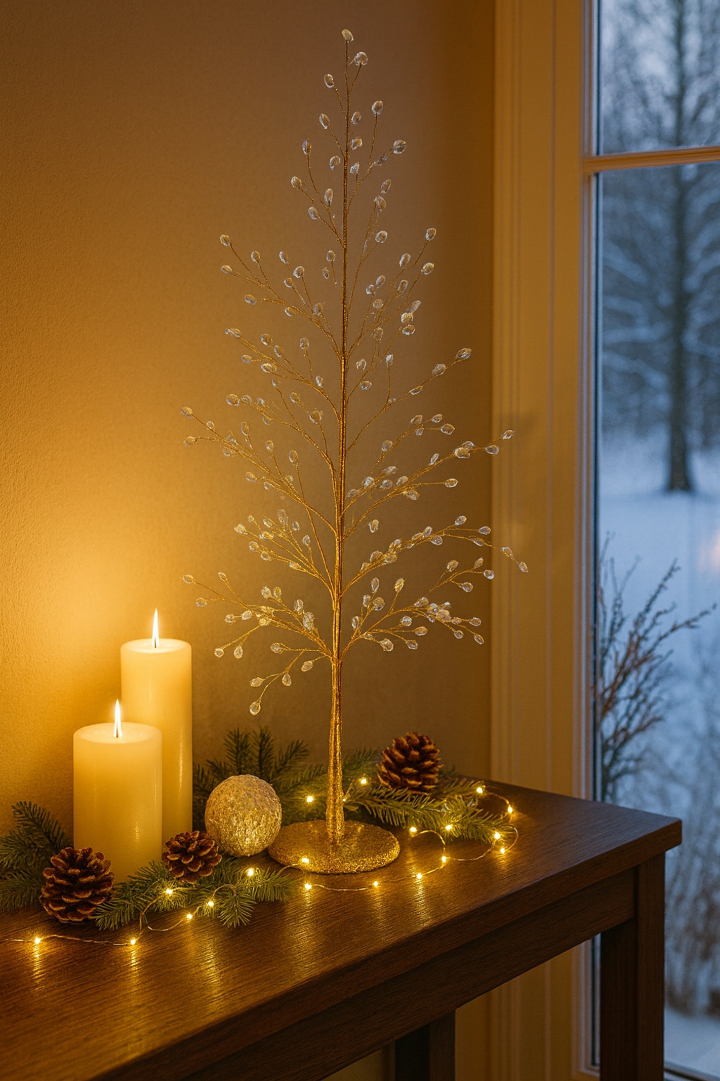 I.GE.A. Kunstbaum "Dekobaum mit Acryl-Steinchen" günstig online kaufen