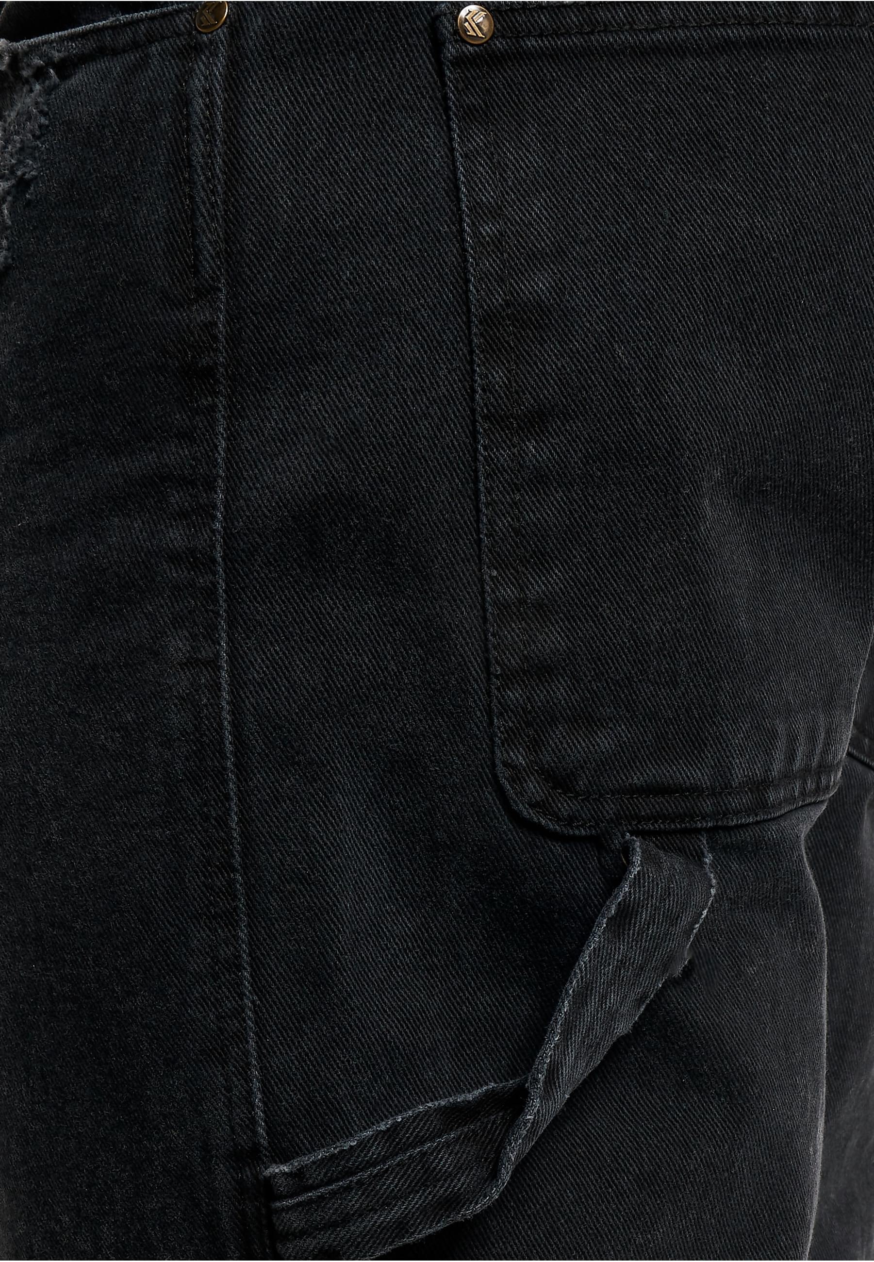 Karl Kani Bequeme Jeans »Karl Kani Herren KK Retro Baggy Workwear Knee Cut Denim«, (1 tlg.)