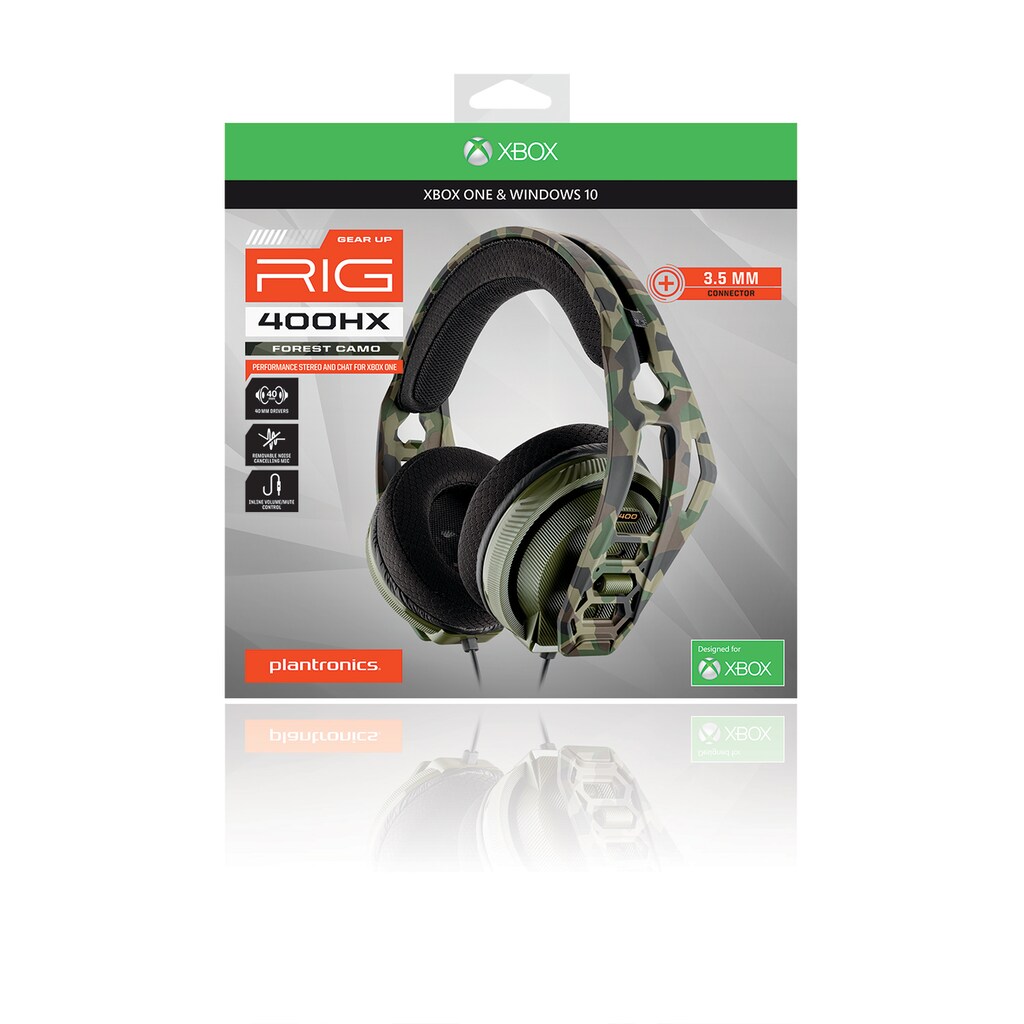 nacon Gaming-Headset »Nacon RIG 400HX Gaming-Headset, Camo-grün, 3,5 mm Klinke«