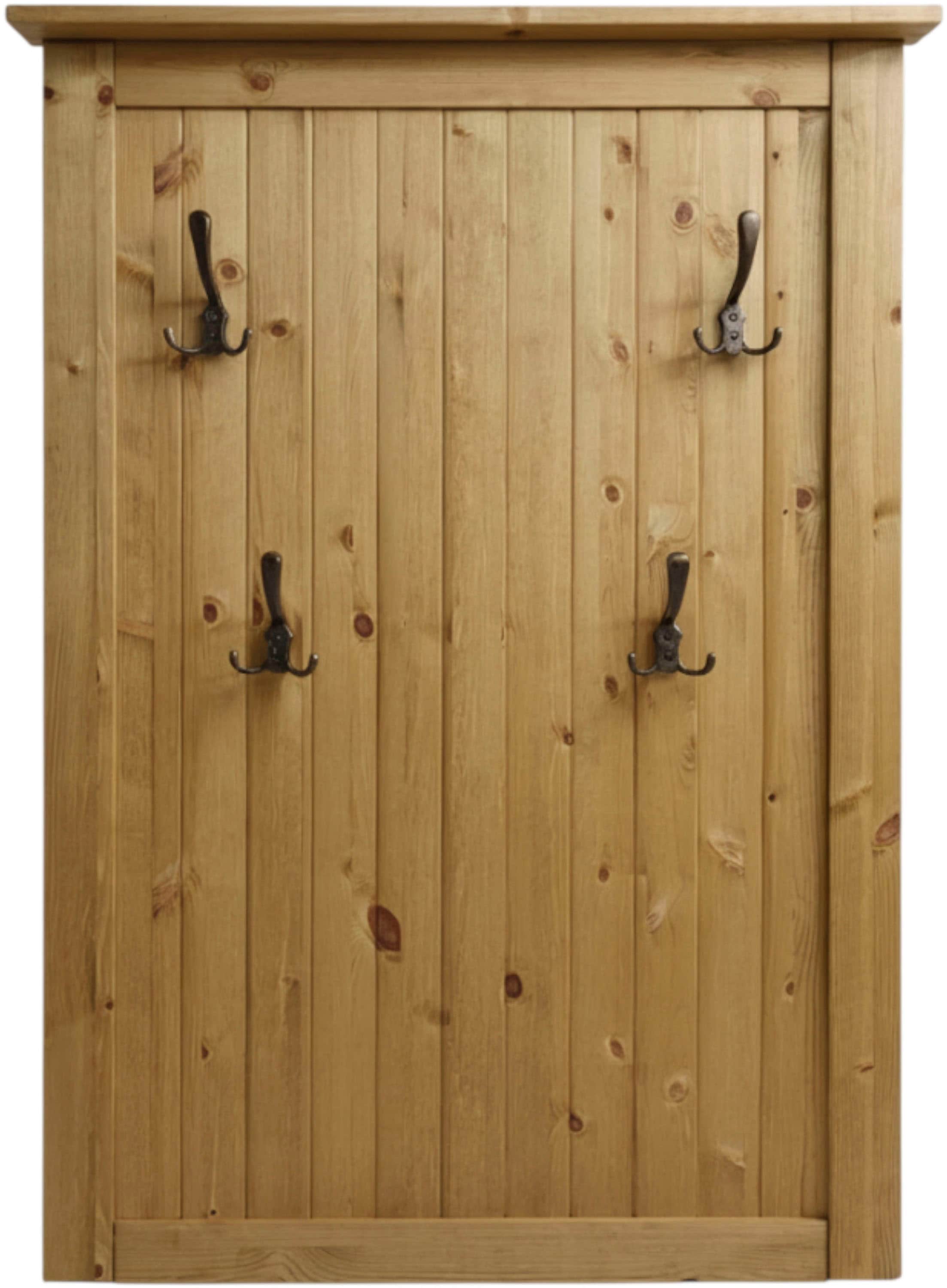 Home affaire Garderobenpaneel "Juventus" 1 Stk. tlg. aus massiver Kiefer, 4 günstig online kaufen