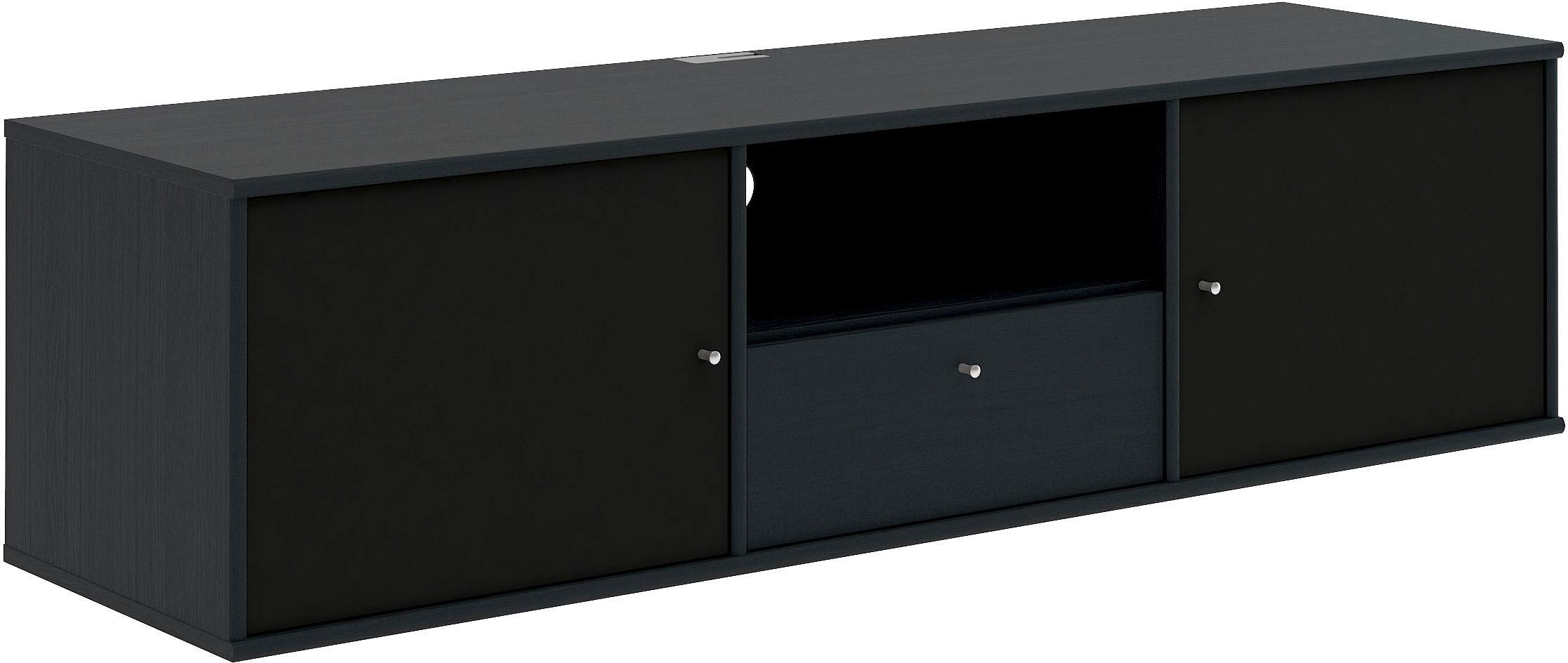 Hammel Furniture TV-Board »Mistral Fernsehschrank, Medienmöbel, Hängend«, mit Türen mit Akustikstoff, Kabeldurchführung, Lowboard, B: 161,5 cm