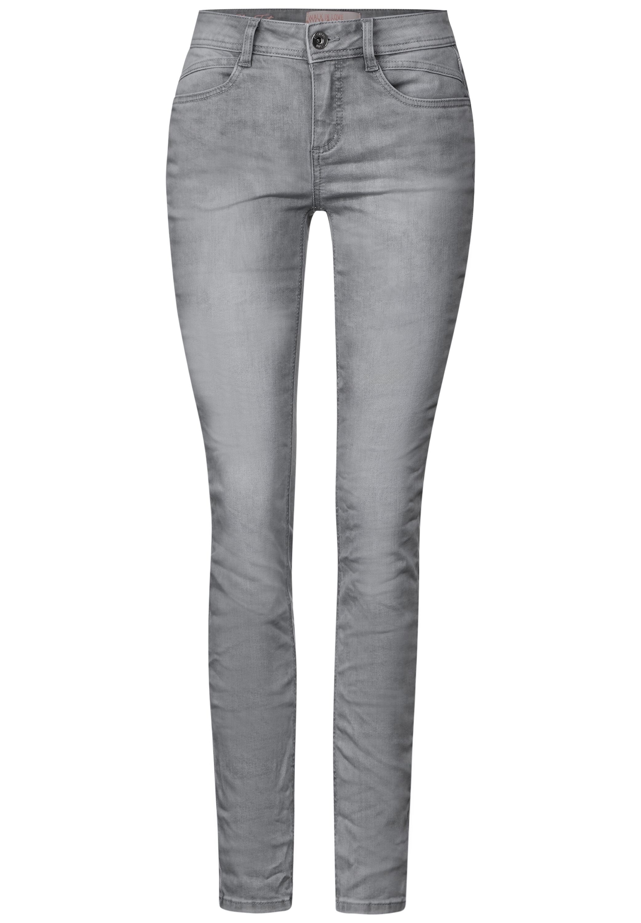 STREET ONE Slim-fit-Jeans, Middle Waist