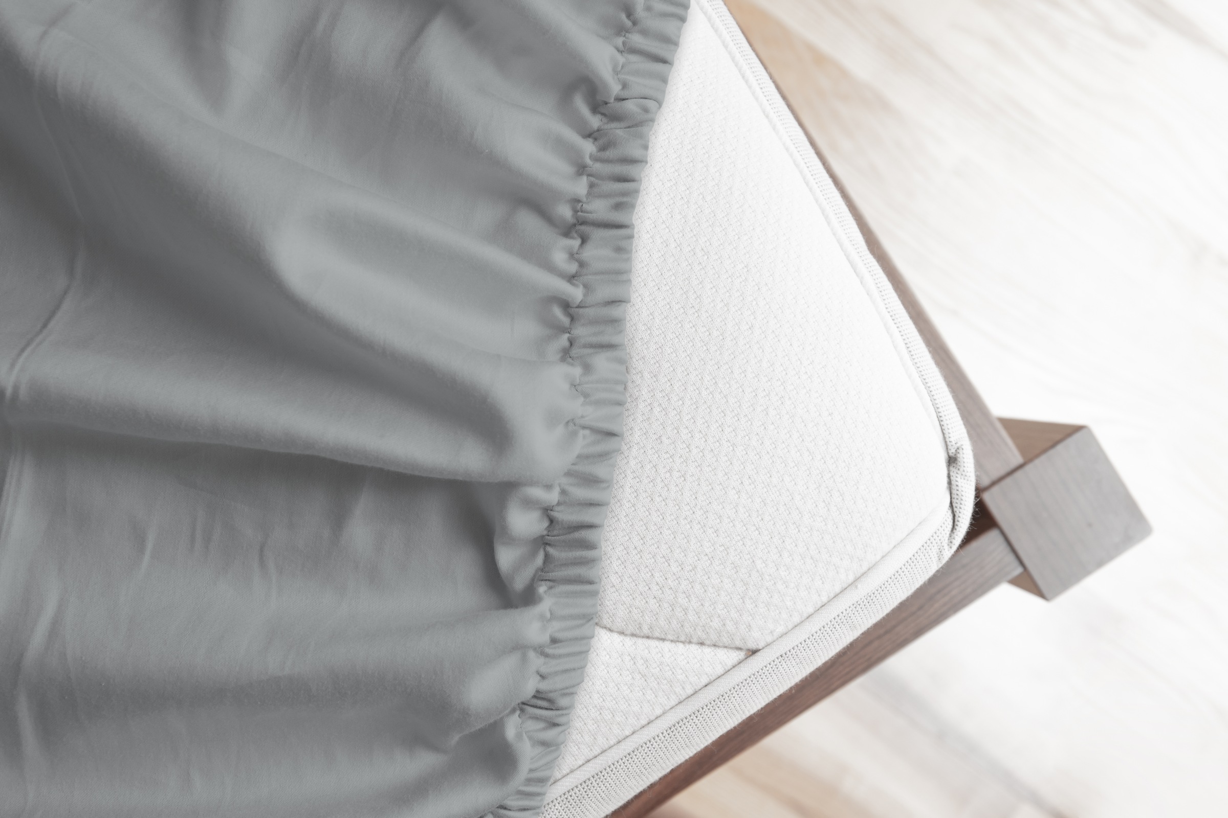 Thumbnail - good morning Spannbettlaken "Renforcé Good Morning" 100% Baumwolle, Renforcé, Rundumgummi, bis 25 cm höhe, 80x200, Weiß