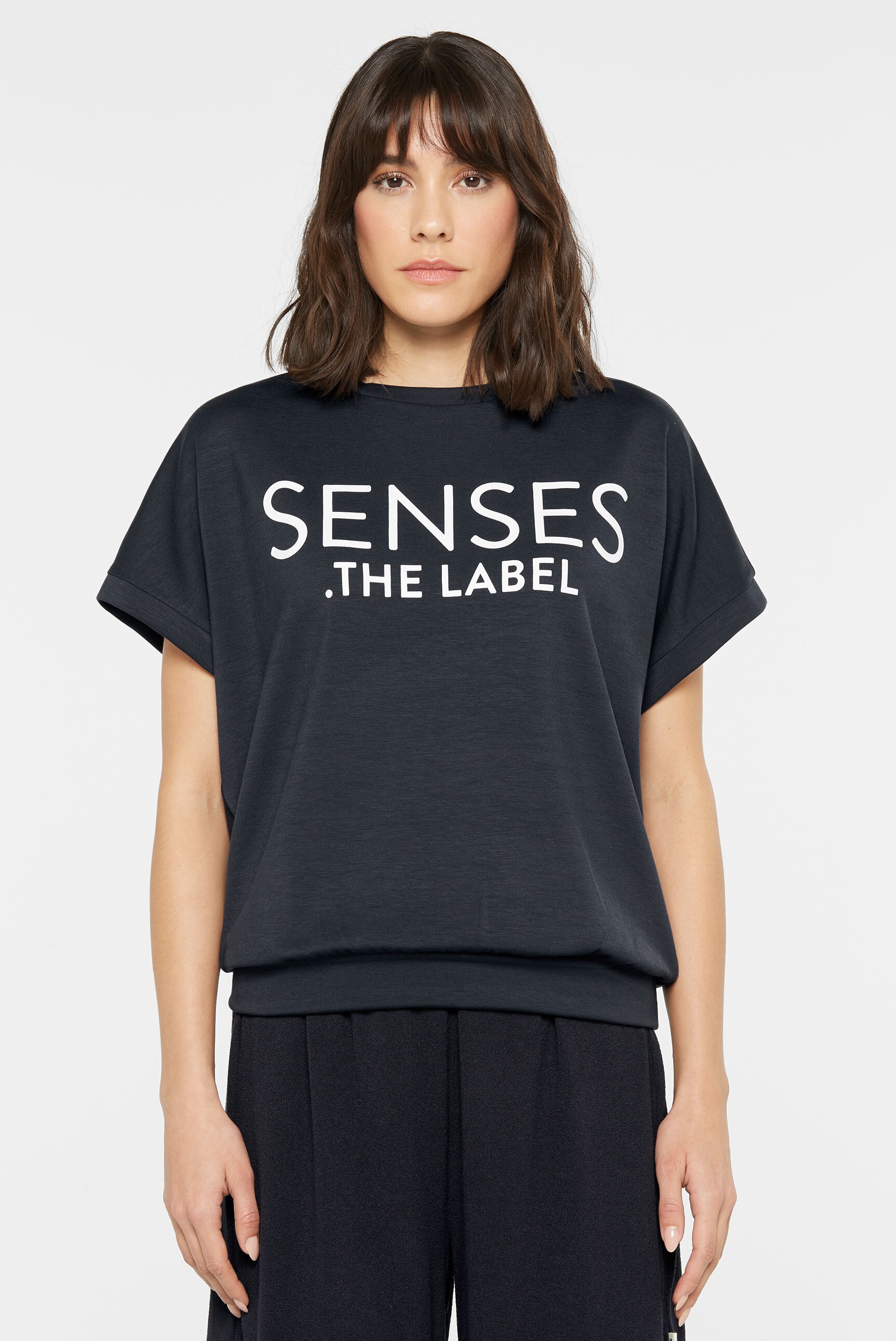 SENSES.THE LABEL Megztinis su Fledermausärmeln