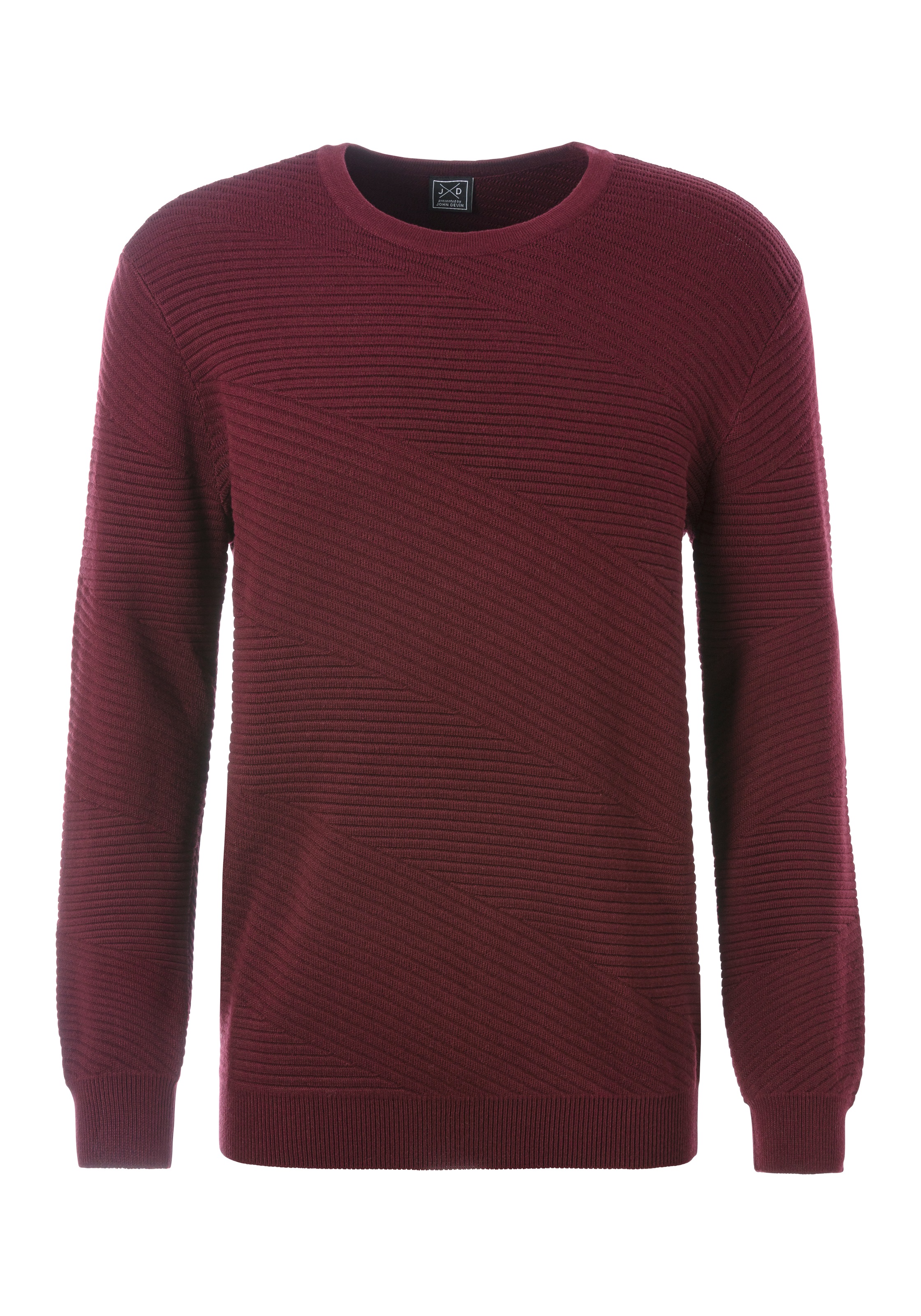 John Devin Strickpullover, Pullover aus weichem Strukturstrick günstig online kaufen