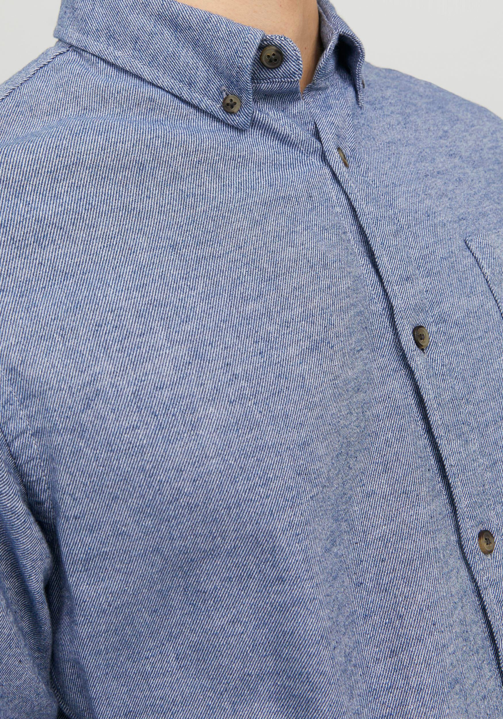 Jack & Jones Langarmhemd »JJECLASSIC MELANGE SHIRT LS SN«