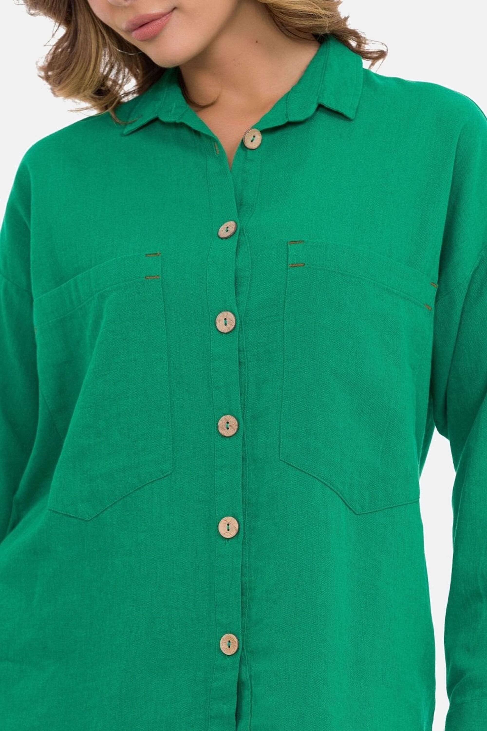 Thumbnail - Cipo & Baxx Hemdbluse "Hemdbluse" 1 Stk. mit Kontrastnähten, WH132