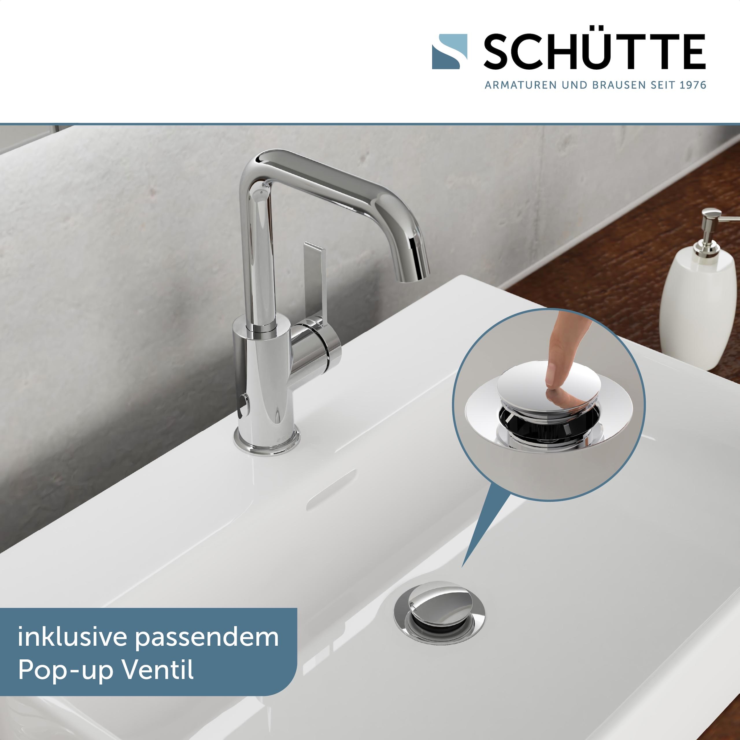 Schütte Waschtischarmatur »»LOS ANGELES««, (1 St.), Praktische Cold-Start-Funktion zum Energiesparen