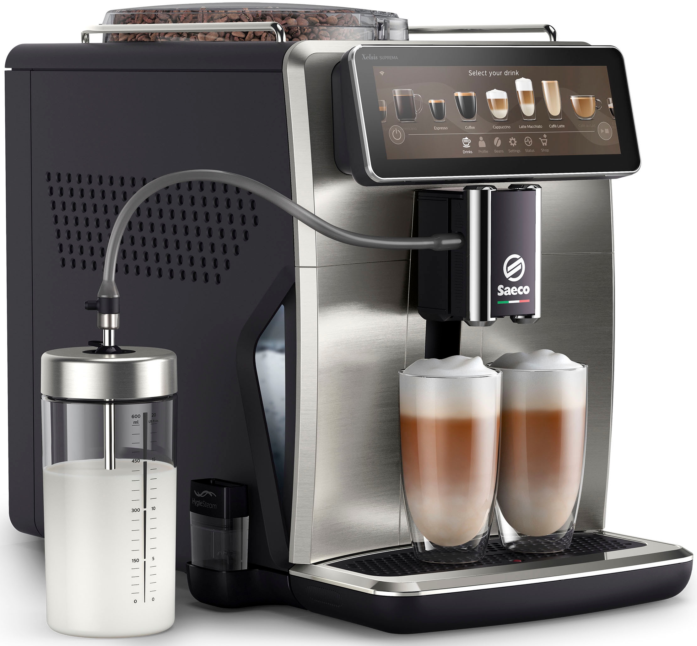 Saeco Kaffeevollautomat "Saeco Xelsis Suprema SM8885/00" 22 Kaffeespezialit günstig online kaufen