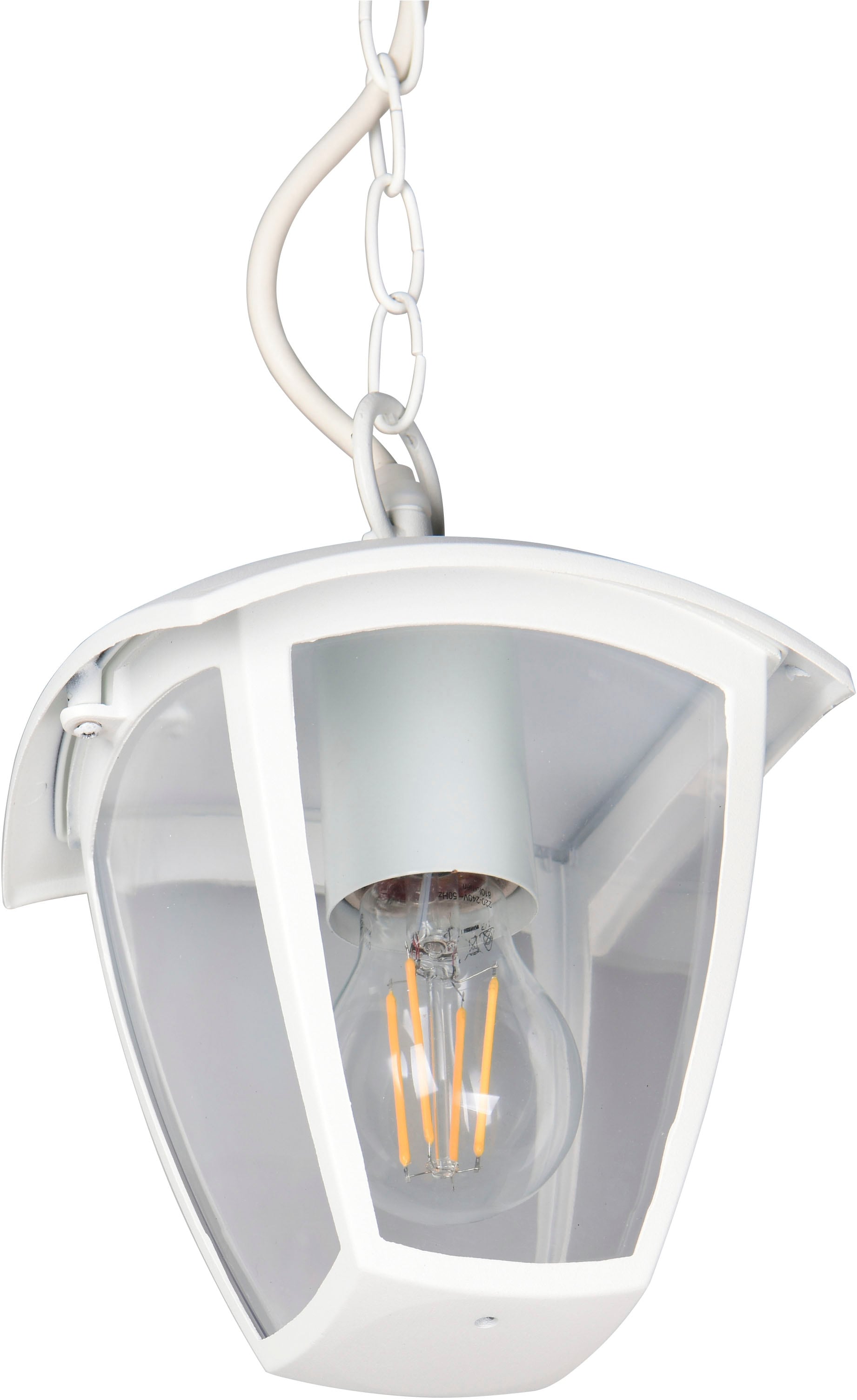 TRIO Leuchten Außen-Deckenleuchte »VENTA, Outdoor Pendelleuchte 1-flammig, exkl 1x E27 max 10W, IP44«, 1 flammig, Leuchtmittel E27 | Leuchtmittel wechselbar, Terrassen Hängelampe, Pendelleuchte Garten max Höhe 82cm